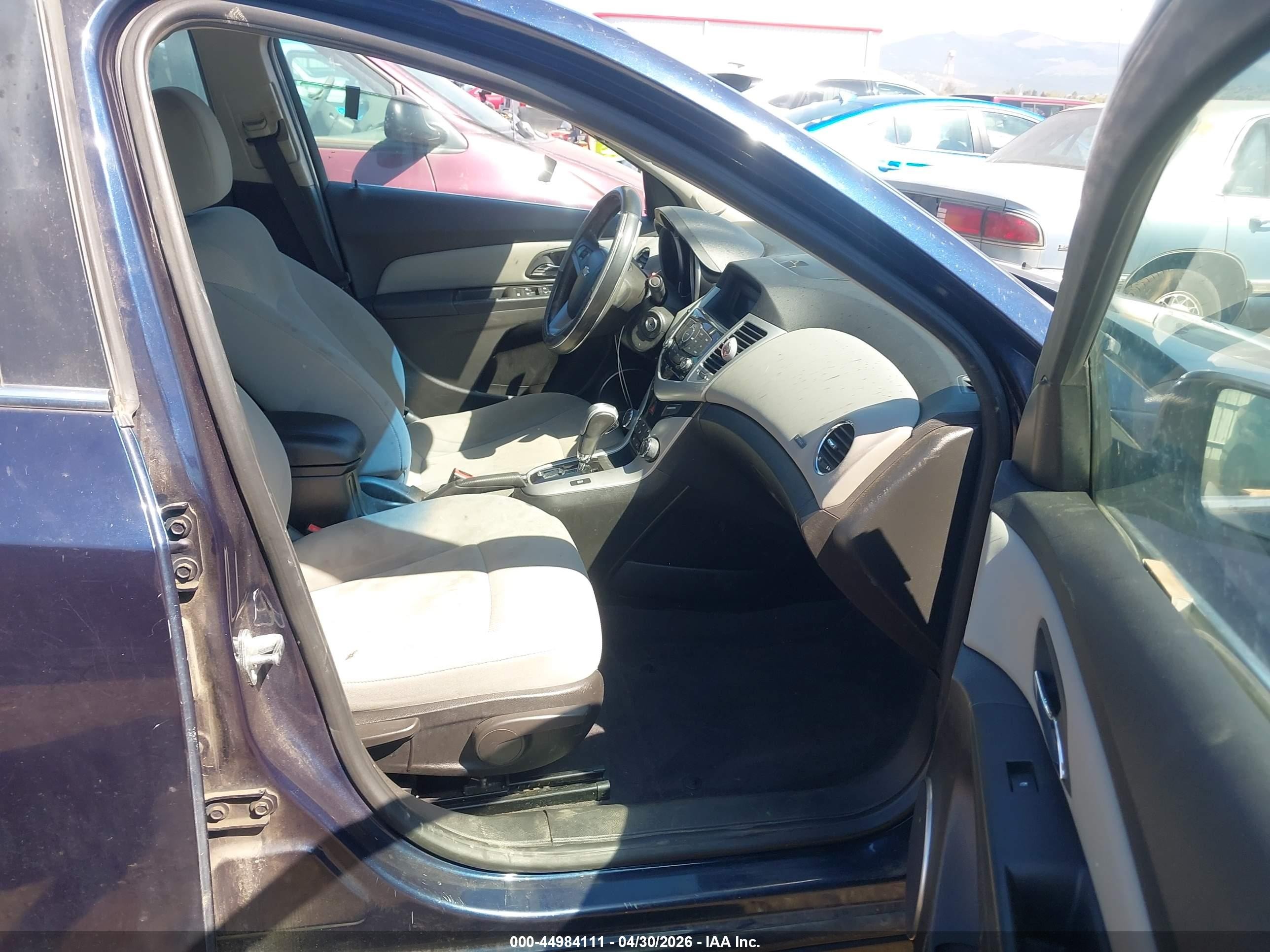 2011 Chevrolet Cruze 1lt Blue vin: 1G1PF5S94B7128282