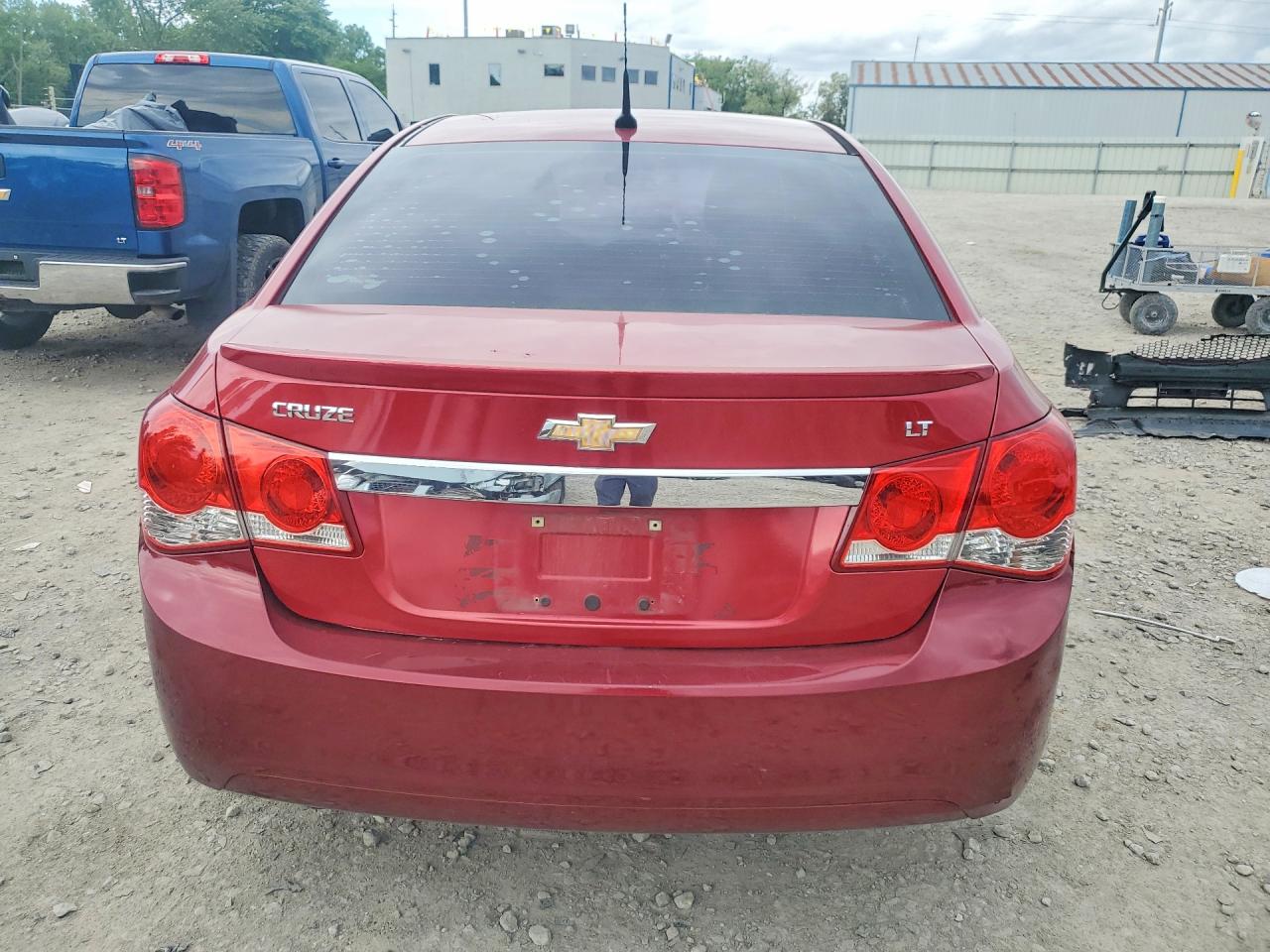 2011 Chevrolet Cruze Lt Red vin: 1G1PF5S94B7170354