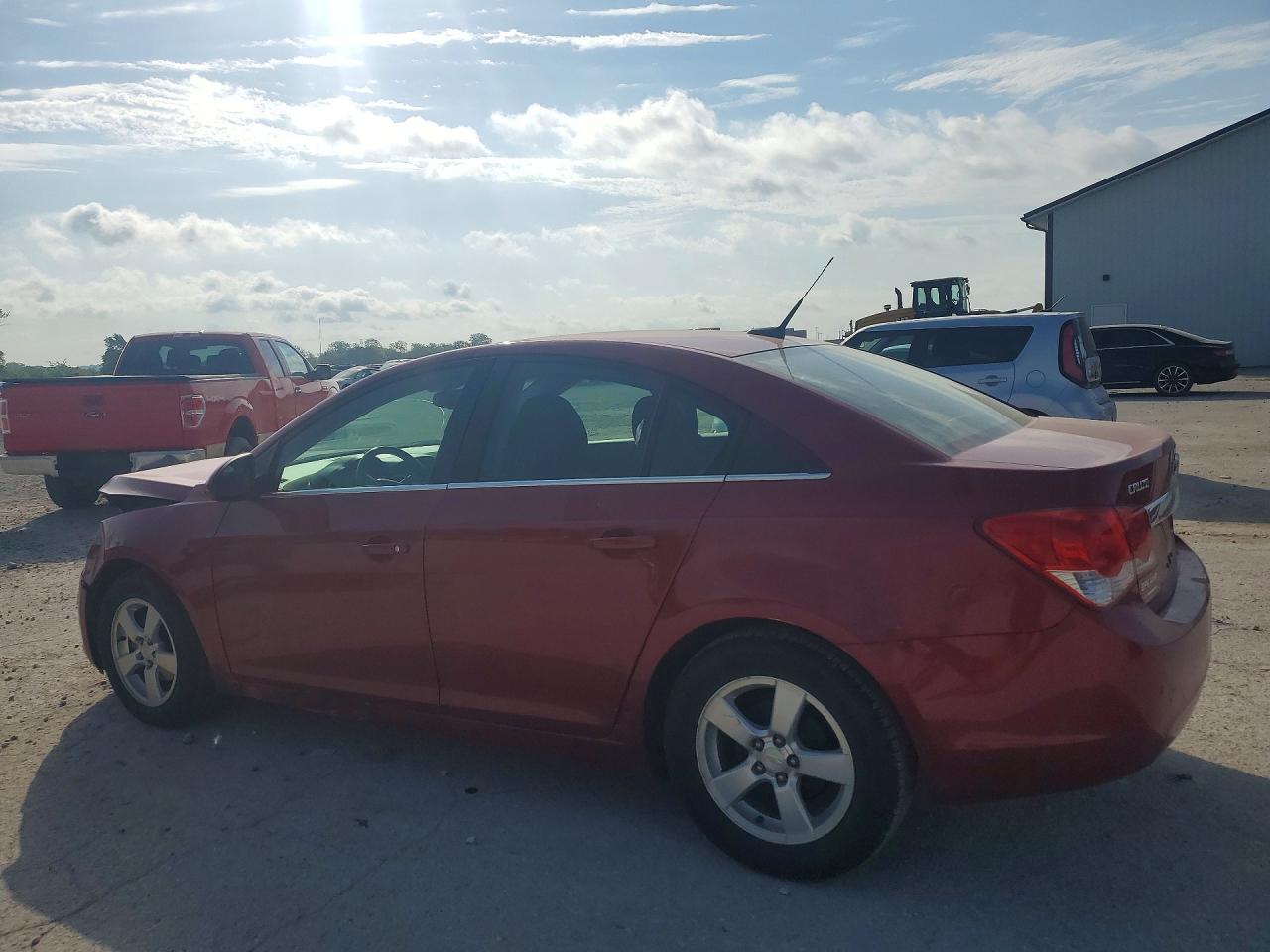 2011 Chevrolet Cruze Lt Red vin: 1G1PF5S94B7216653