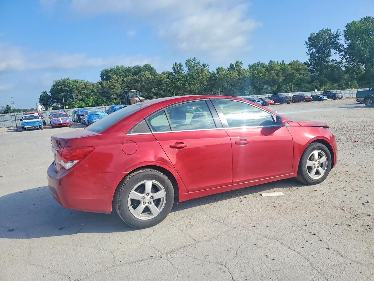 2011 Chevrolet Cruze Lt Red vin: 1G1PF5S94B7216653