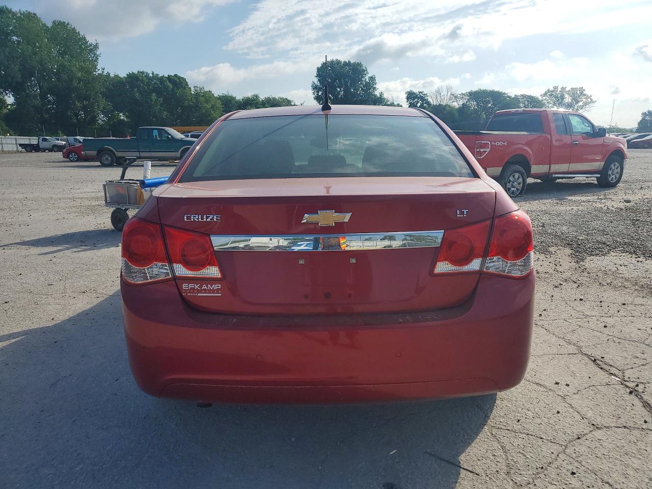 2011 Chevrolet Cruze Lt Red vin: 1G1PF5S94B7216653