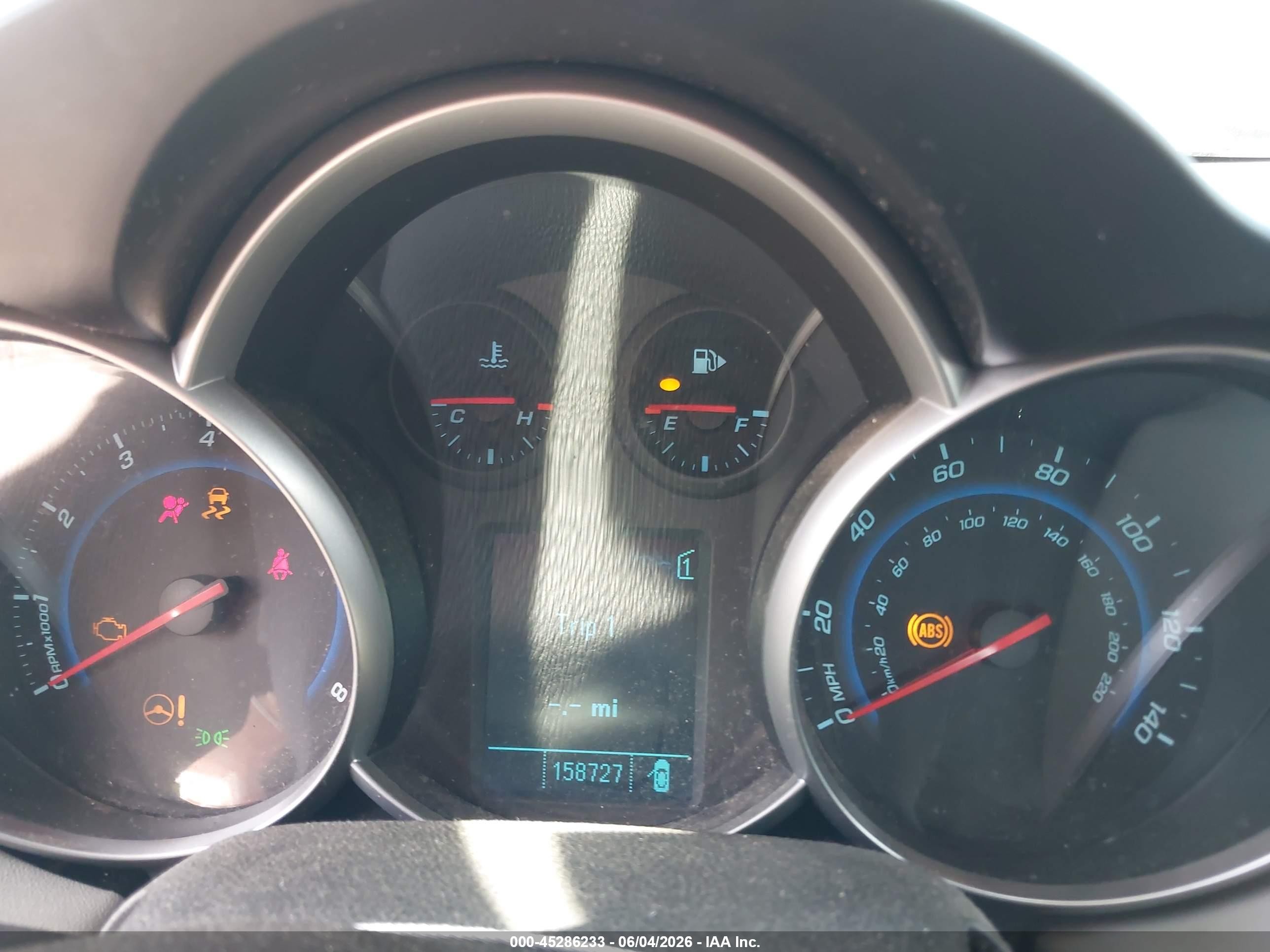 2011 Chevrolet Cruze 1lt Blue vin: 1G1PF5S94B7223473