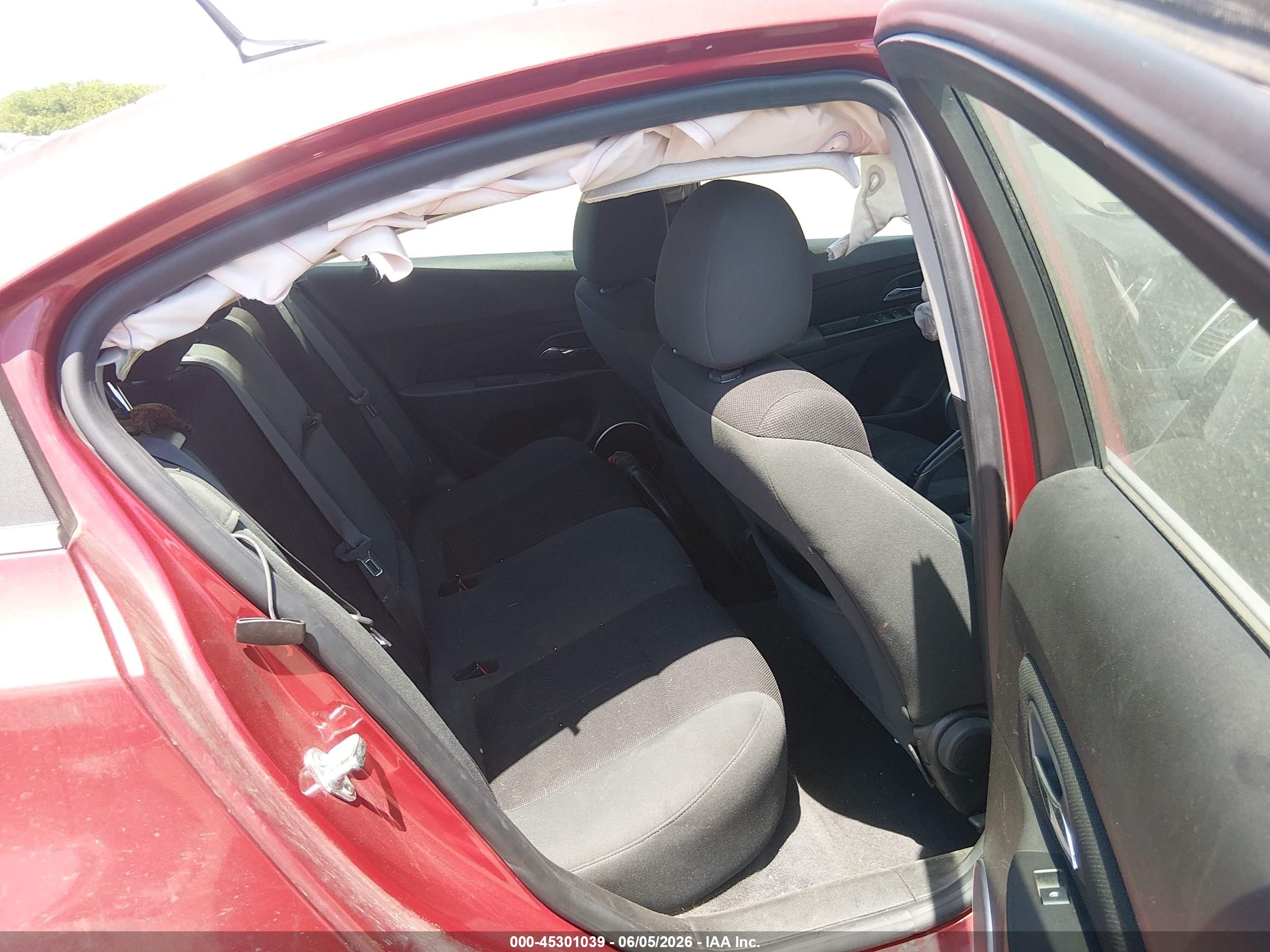 2011 Chevrolet Cruze 1lt Red vin: 1G1PF5S94B7274696