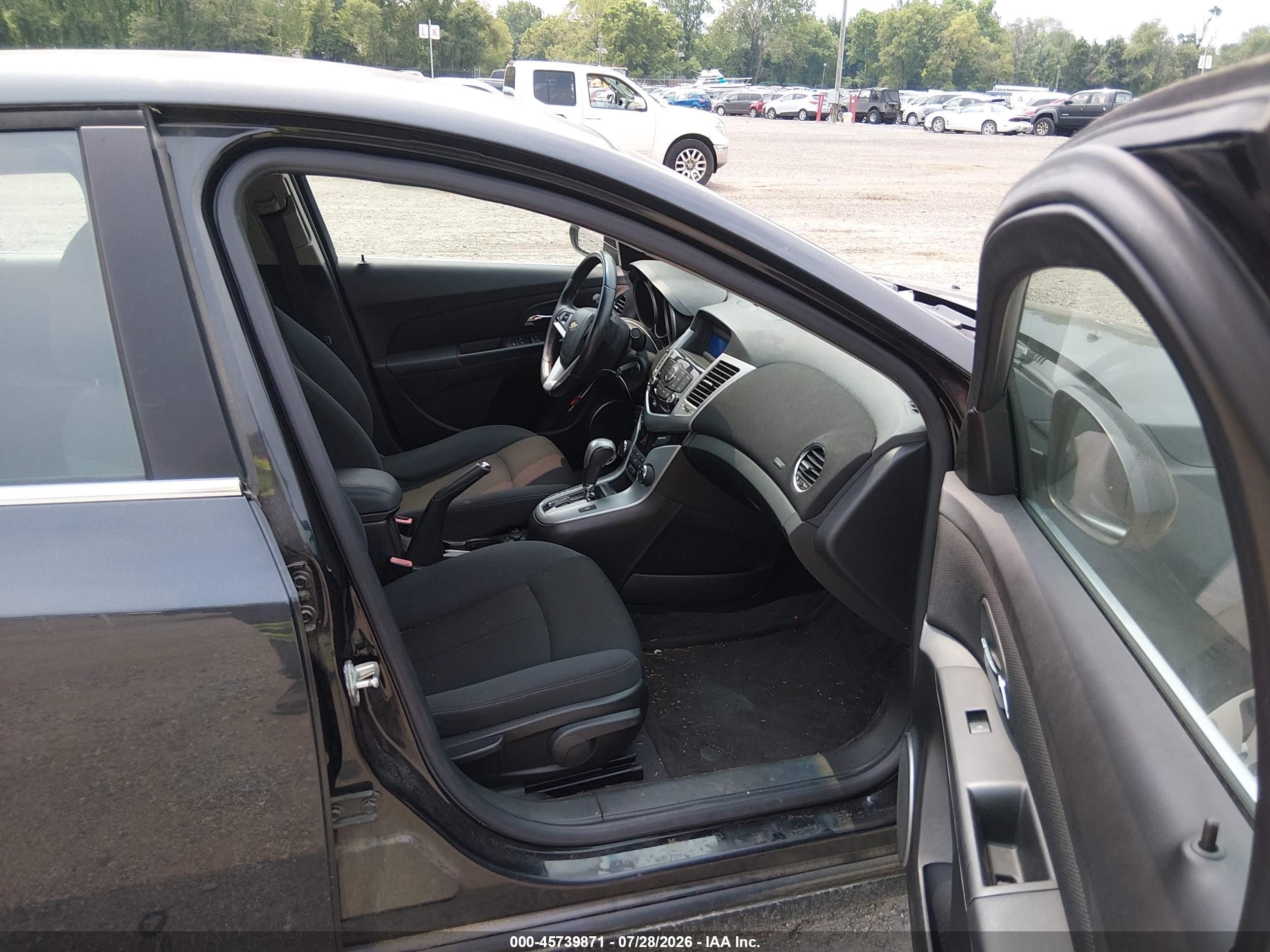 2011 Chevrolet Cruze 1lt Black vin: 1G1PF5S95B7103942