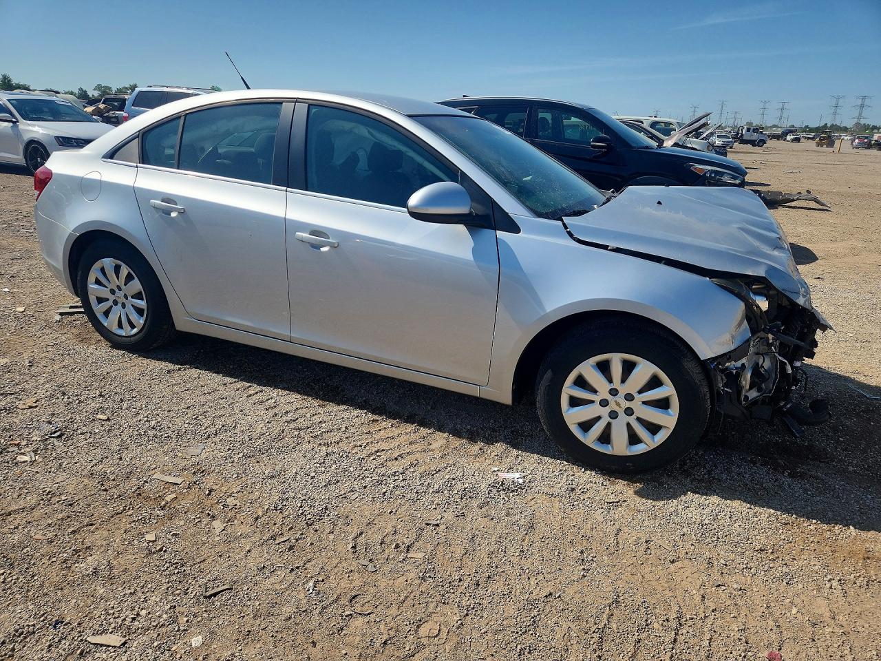 2011 Chevrolet Cruze Lt Silver vin: 1G1PF5S95B7145575