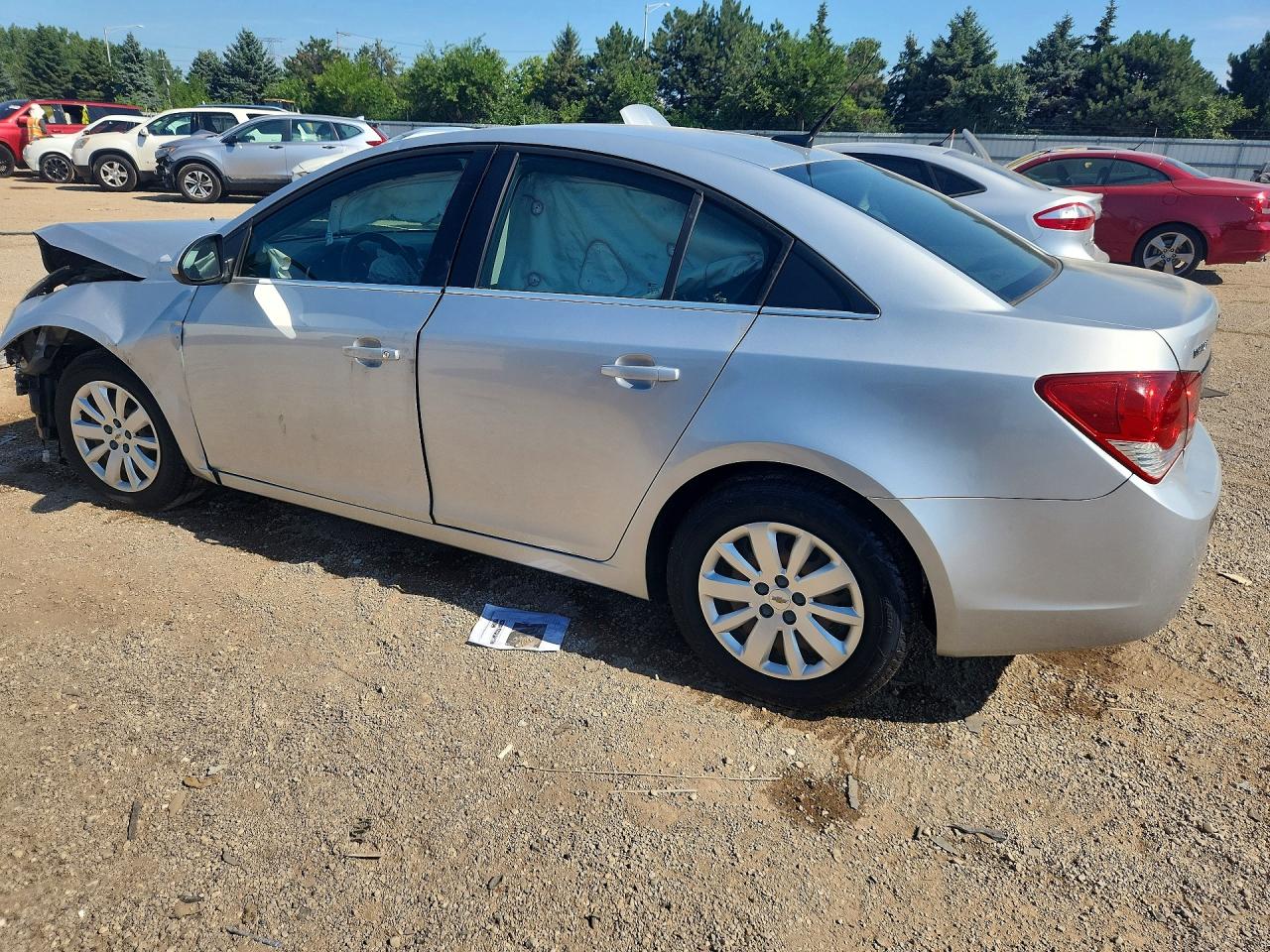 2011 Chevrolet Cruze Lt Silver vin: 1G1PF5S95B7145575