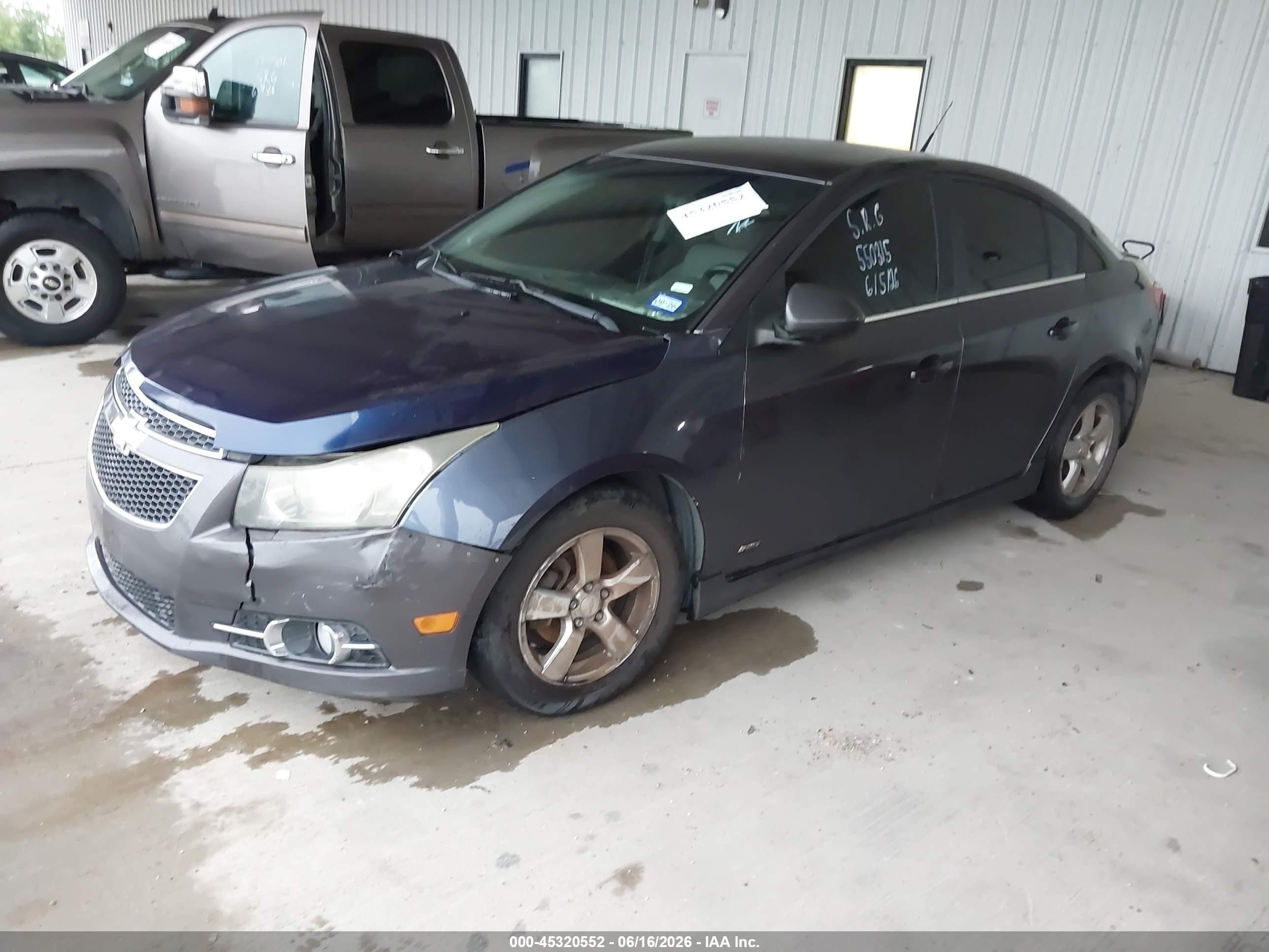 2011 Chevrolet Cruze 1lt Серый vin: 1G1PF5S95B7200462