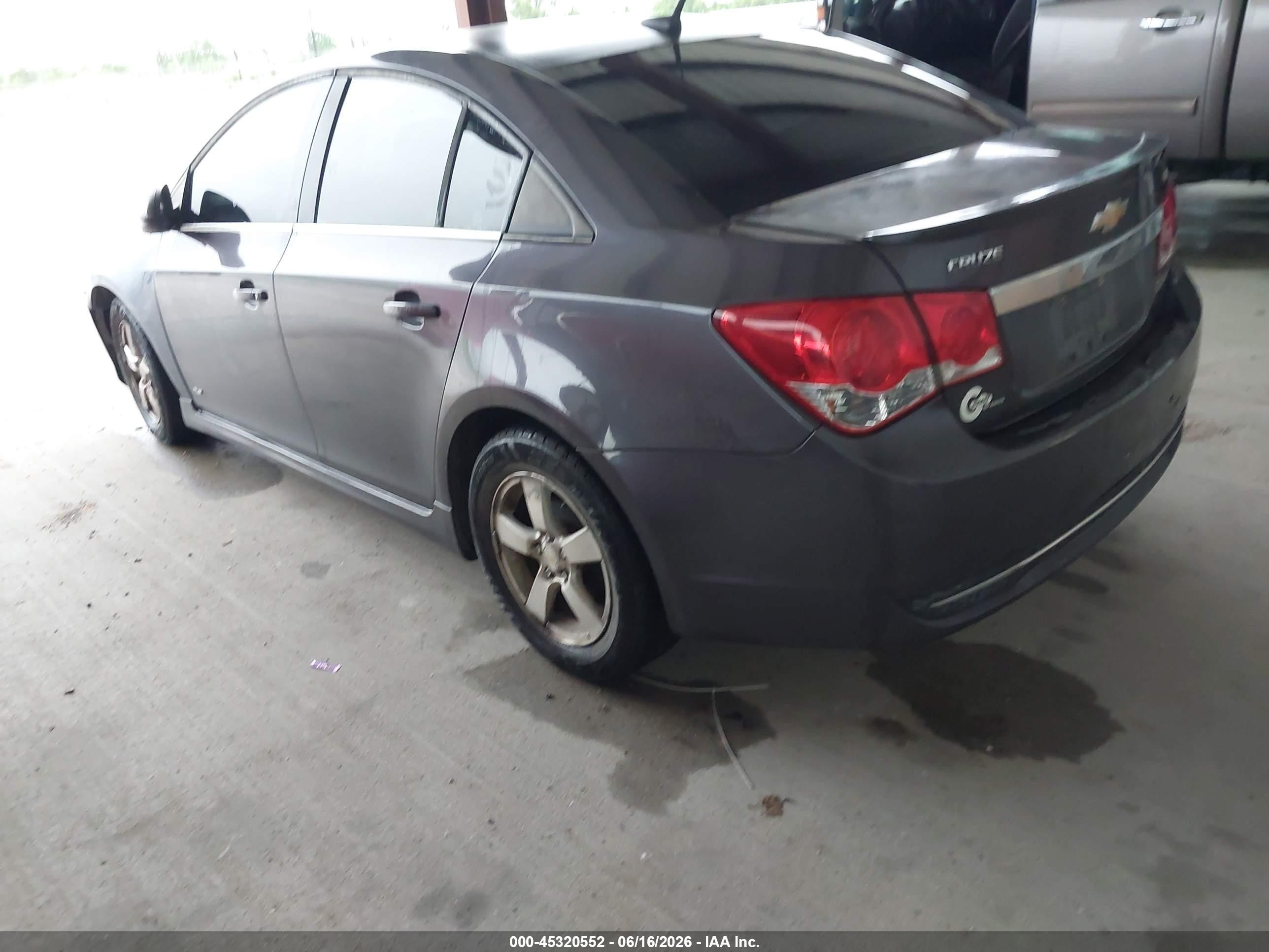 2011 Chevrolet Cruze 1lt Серый vin: 1G1PF5S95B7200462