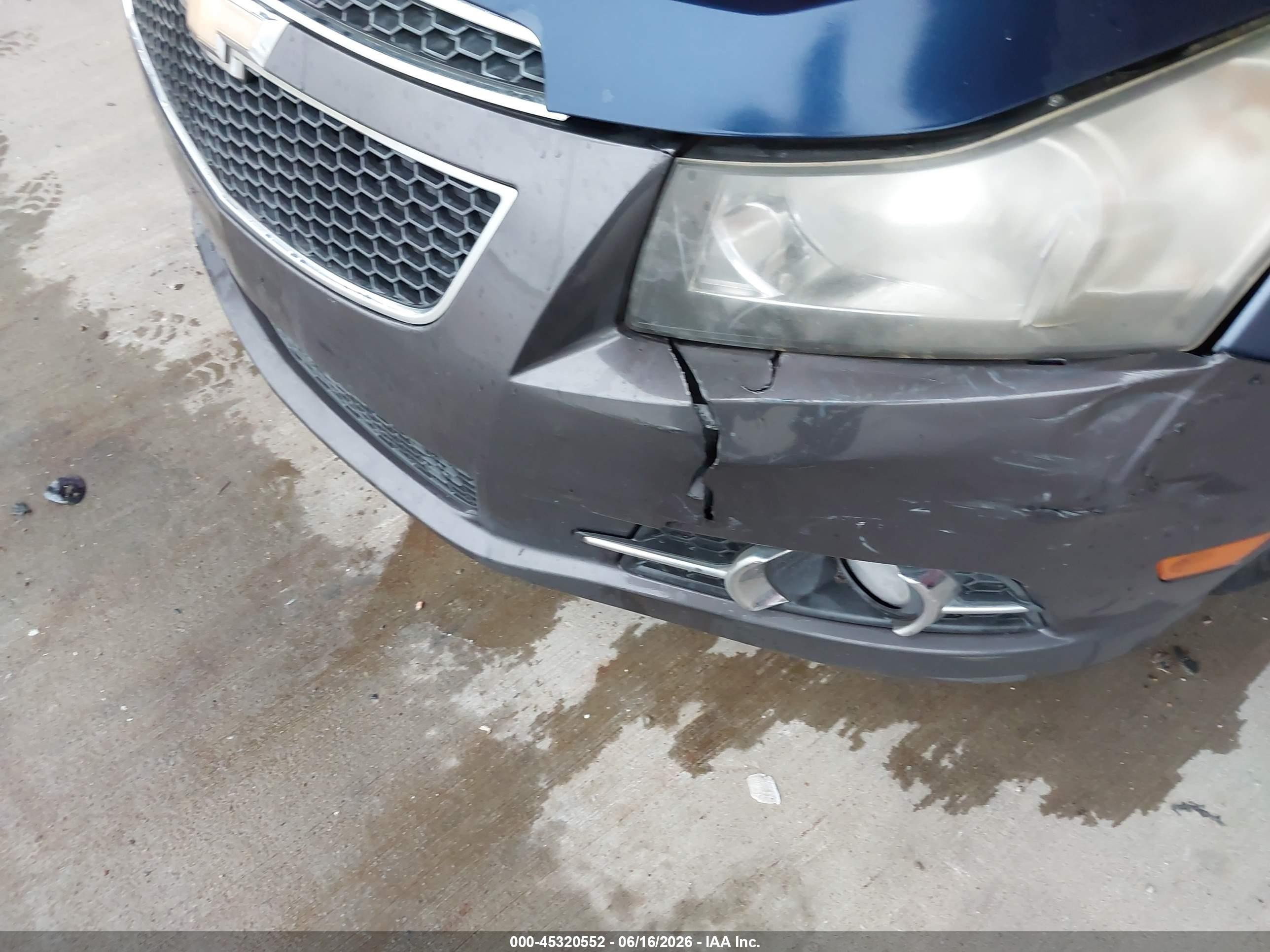 2011 Chevrolet Cruze 1lt Серый vin: 1G1PF5S95B7200462