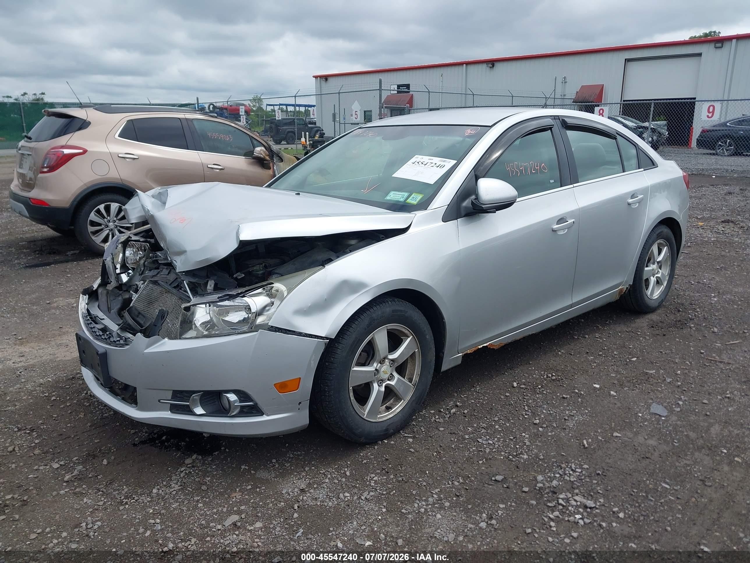 2011 Chevrolet Cruze 1lt Gray vin: 1G1PF5S95B7266137