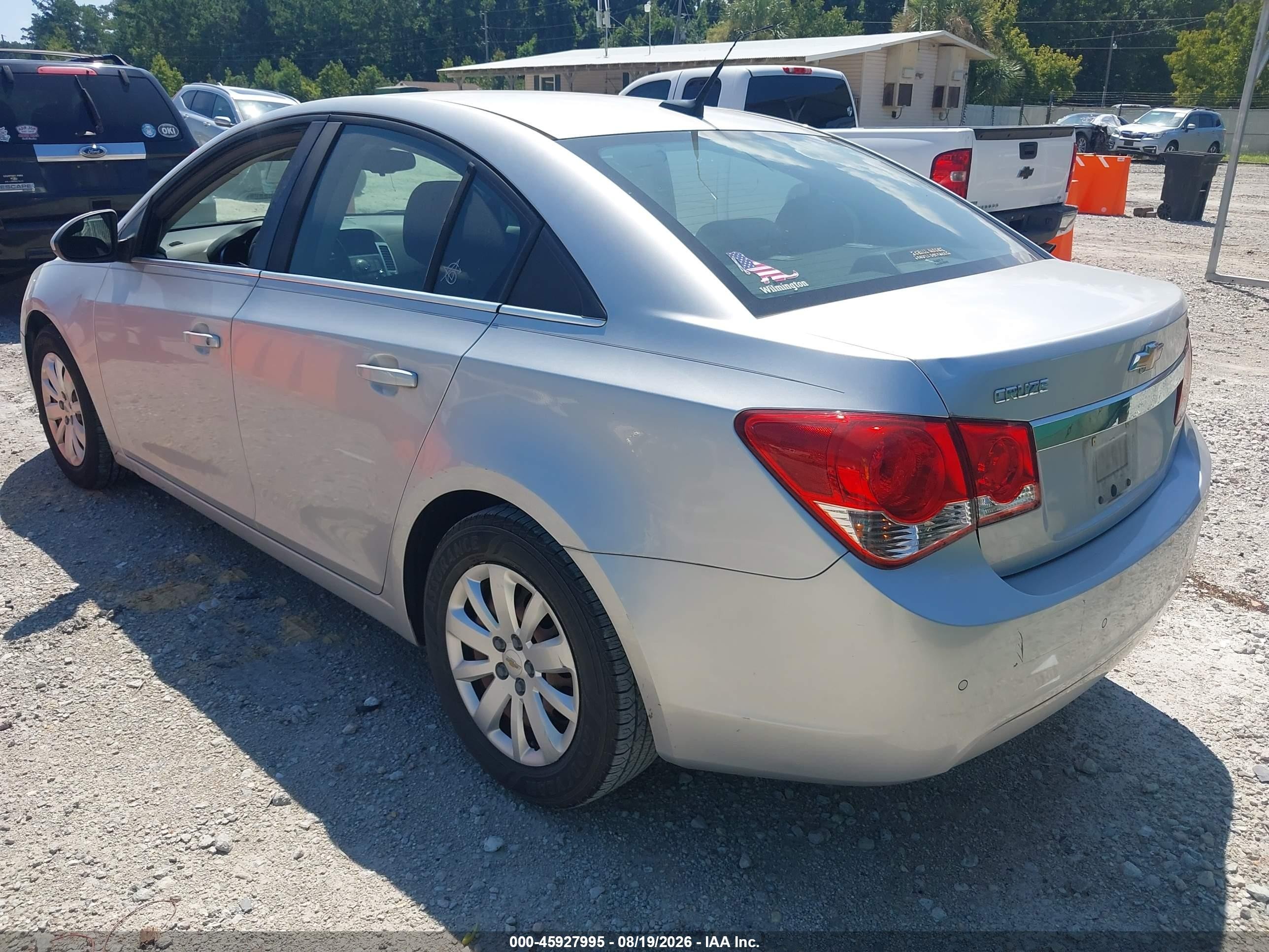 2011 Chevrolet Cruze 1lt Серебряный vin: 1G1PF5S95B7308967