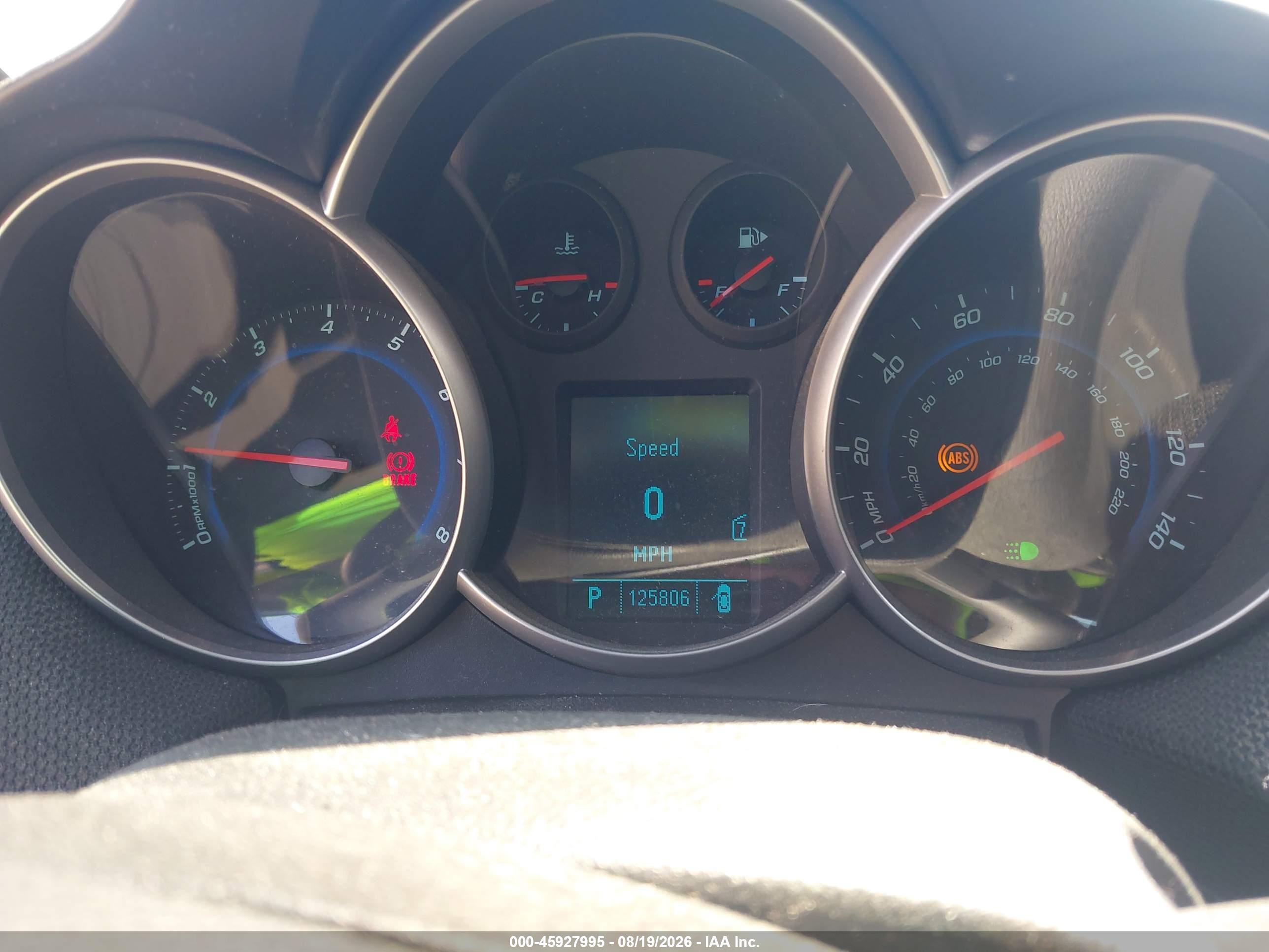2011 Chevrolet Cruze 1lt Серебряный vin: 1G1PF5S95B7308967