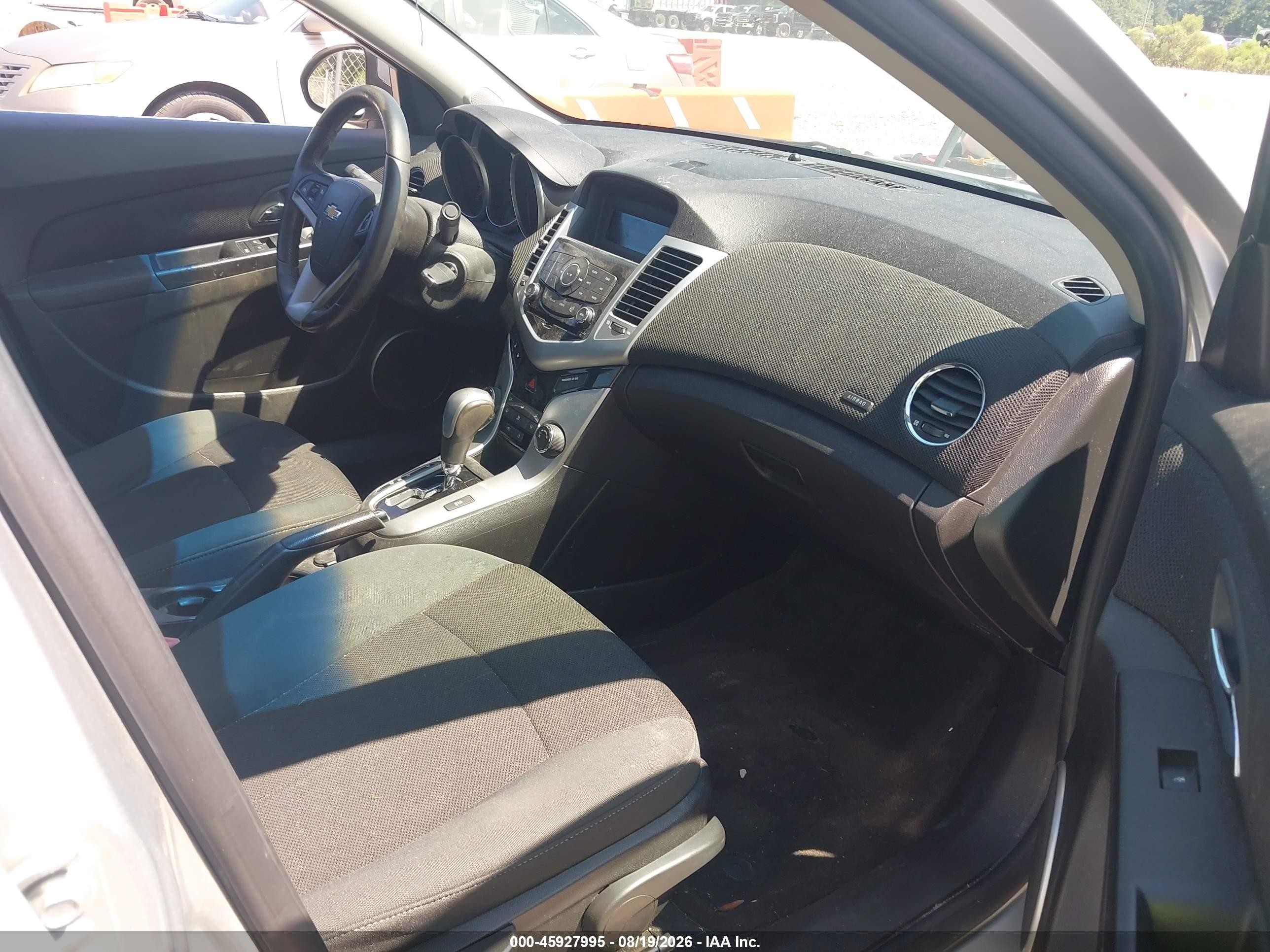 2011 Chevrolet Cruze 1lt Серебряный vin: 1G1PF5S95B7308967