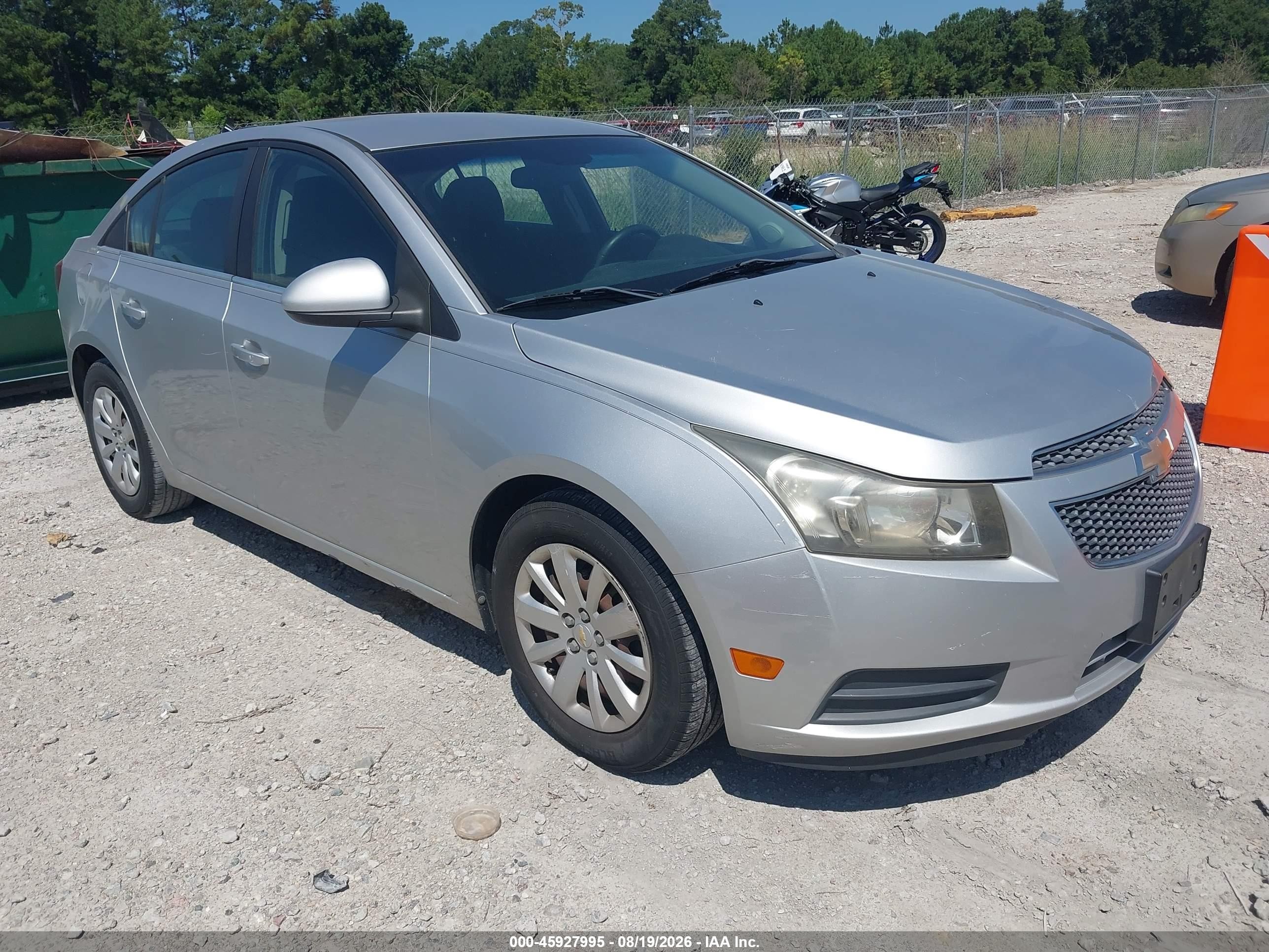 2011 Chevrolet Cruze 1lt Серебряный vin: 1G1PF5S95B7308967