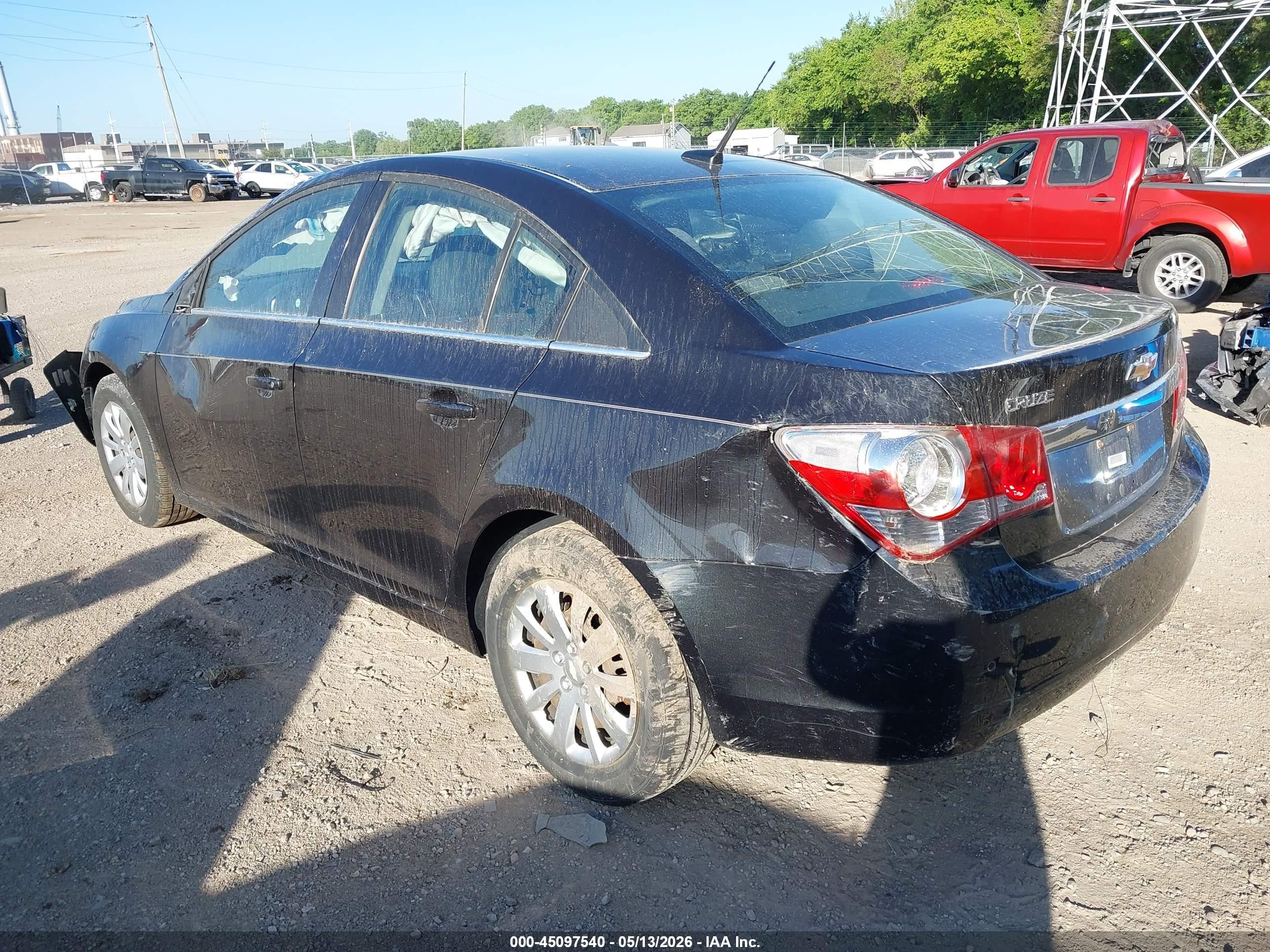 2011 Chevrolet Cruze 1lt Black vin: 1G1PF5S96B7100161