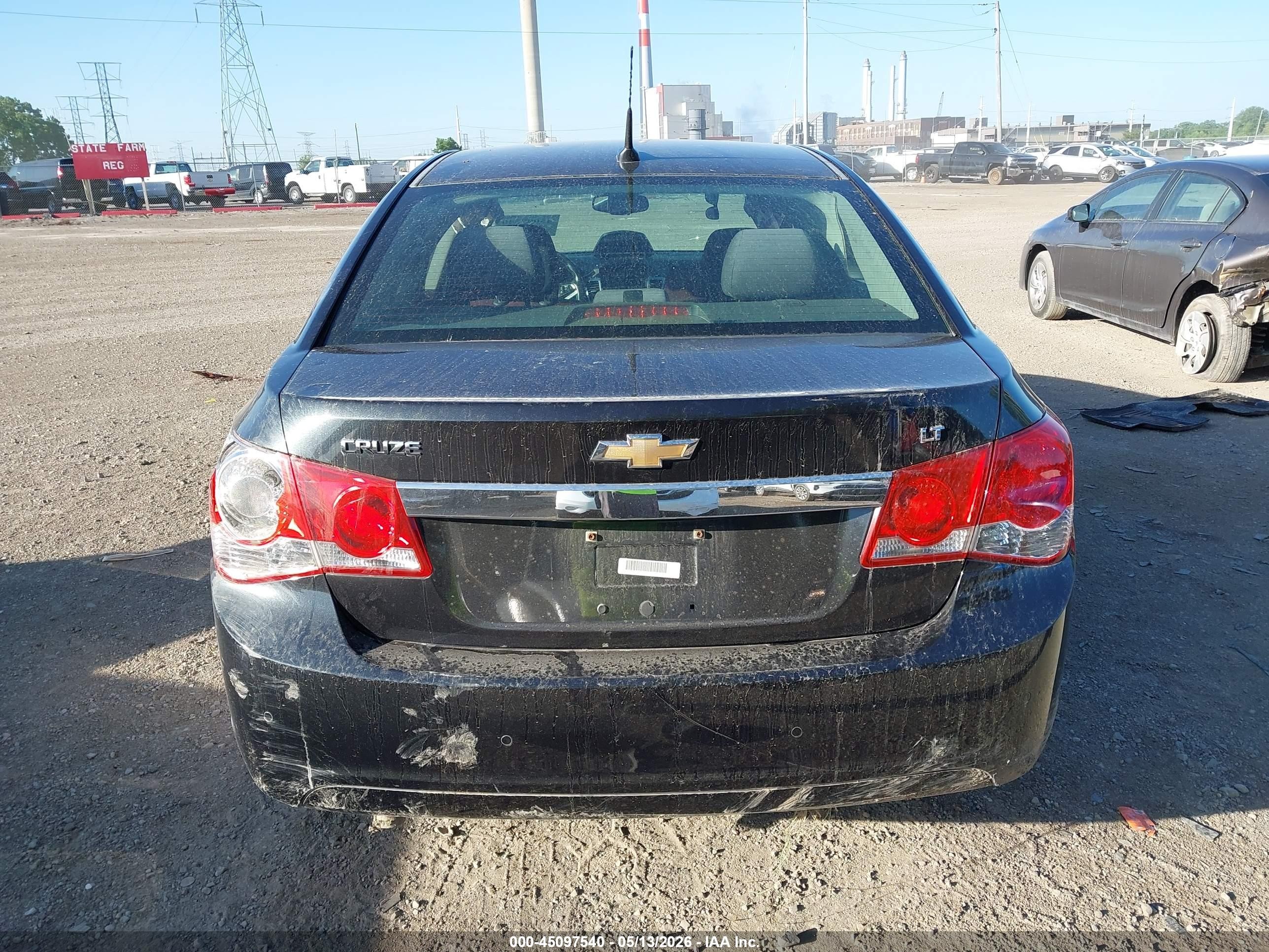 2011 Chevrolet Cruze 1lt Black vin: 1G1PF5S96B7100161