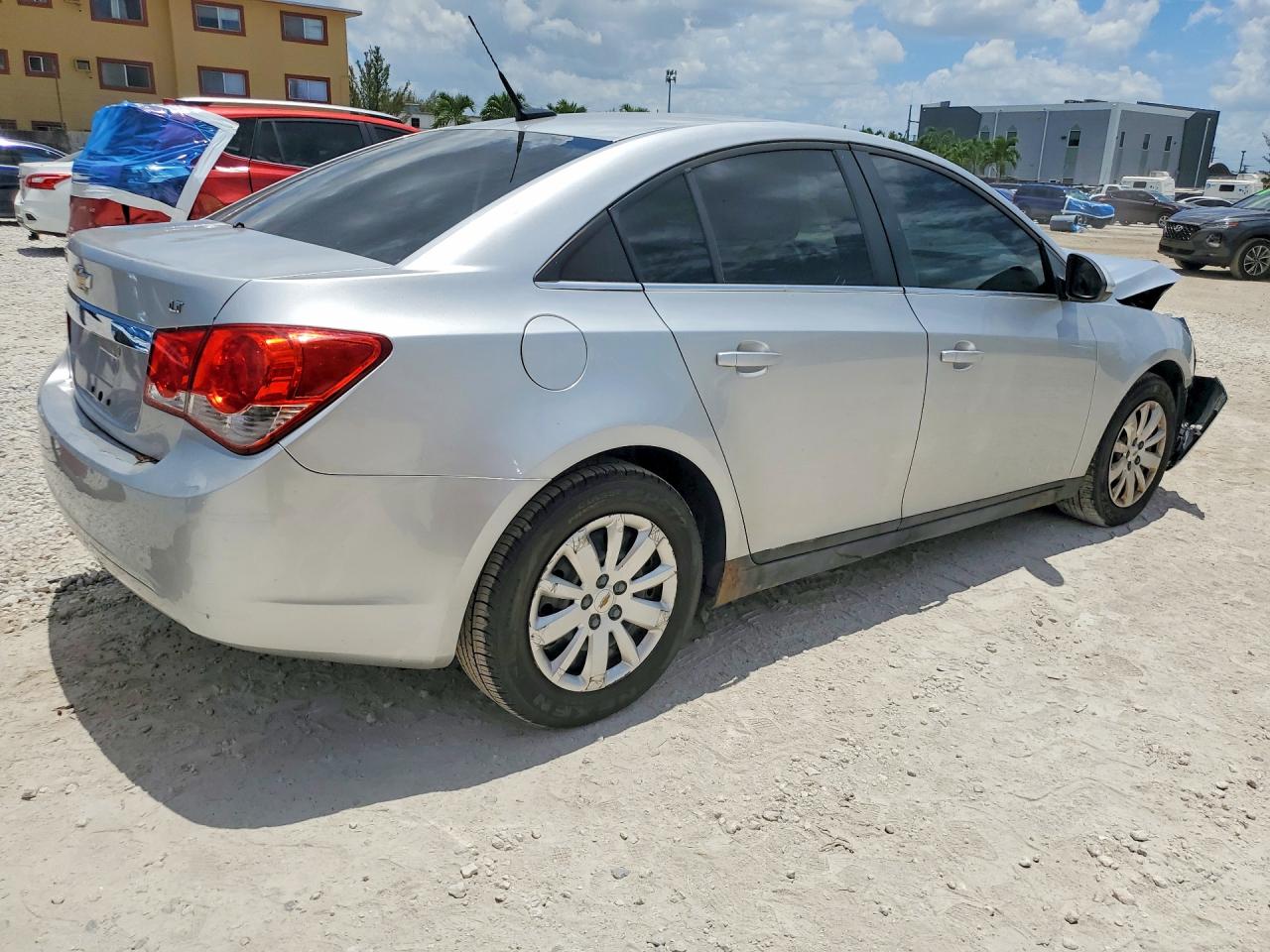 2011 Chevrolet Cruze Lt Silver vin: 1G1PF5S96B7112651