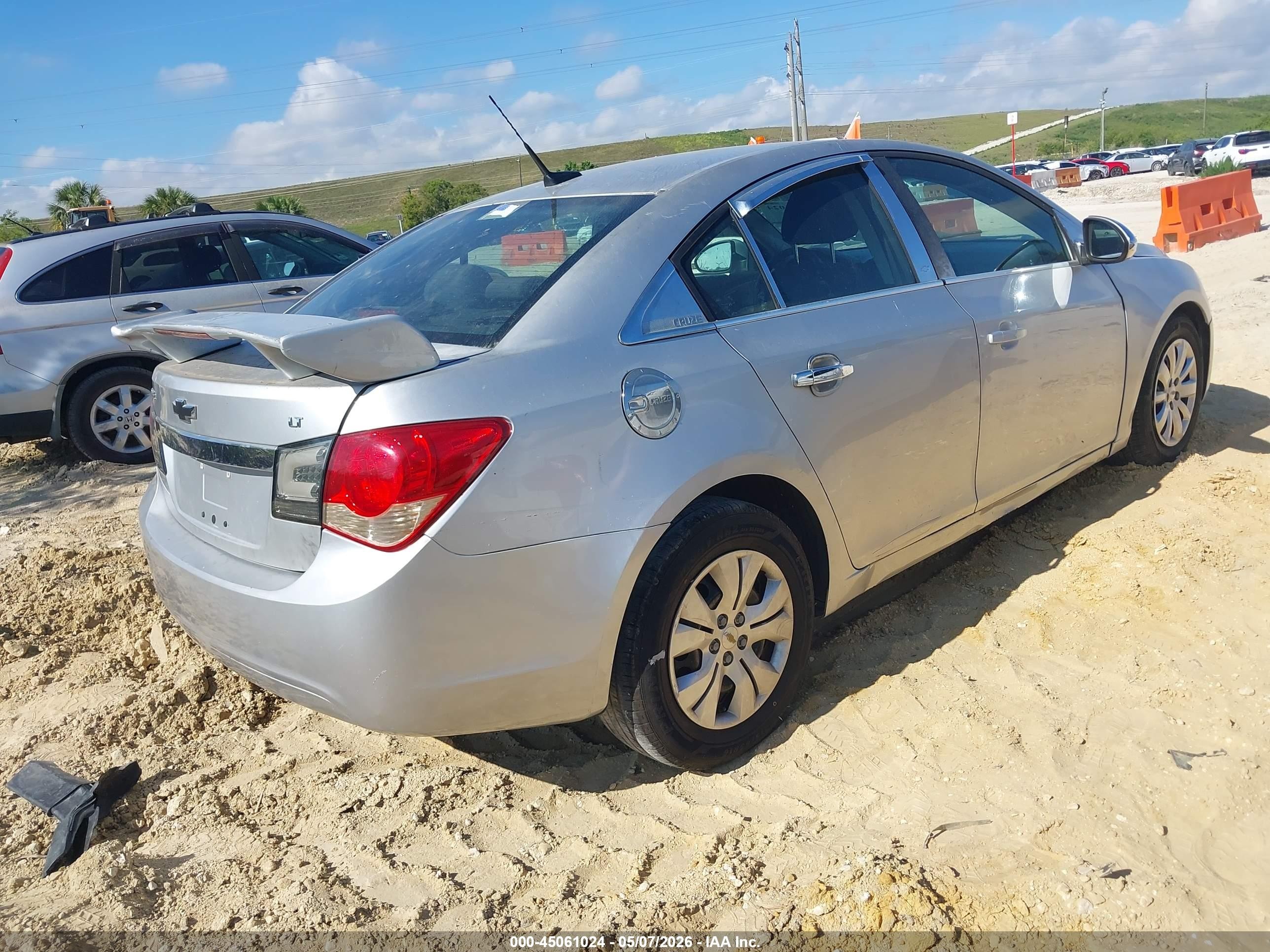 2011 Chevrolet Cruze 1lt Silver vin: 1G1PF5S96B7138392