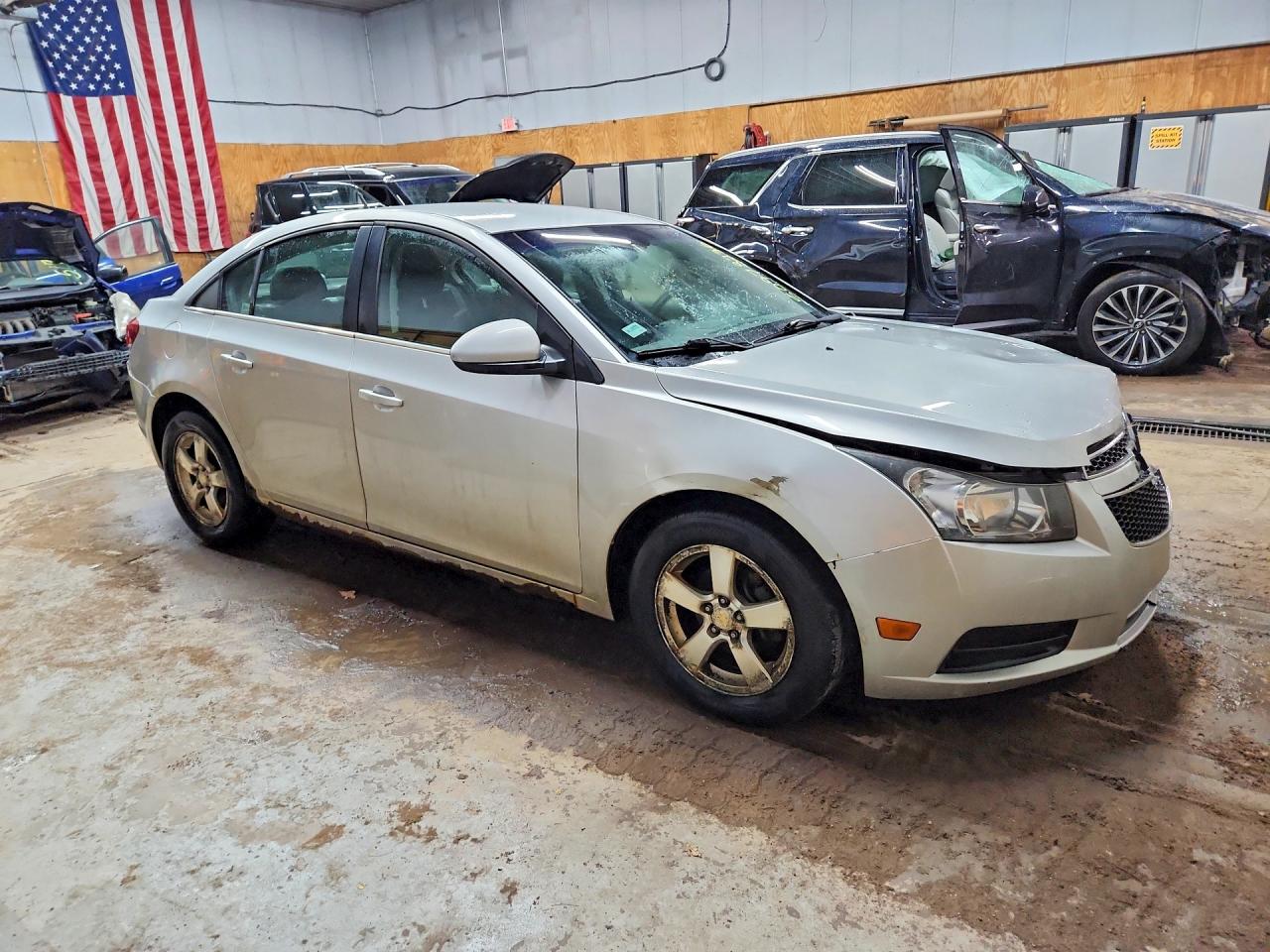 2011 Chevrolet Cruze Lt Silver vin: 1G1PF5S96B7177466