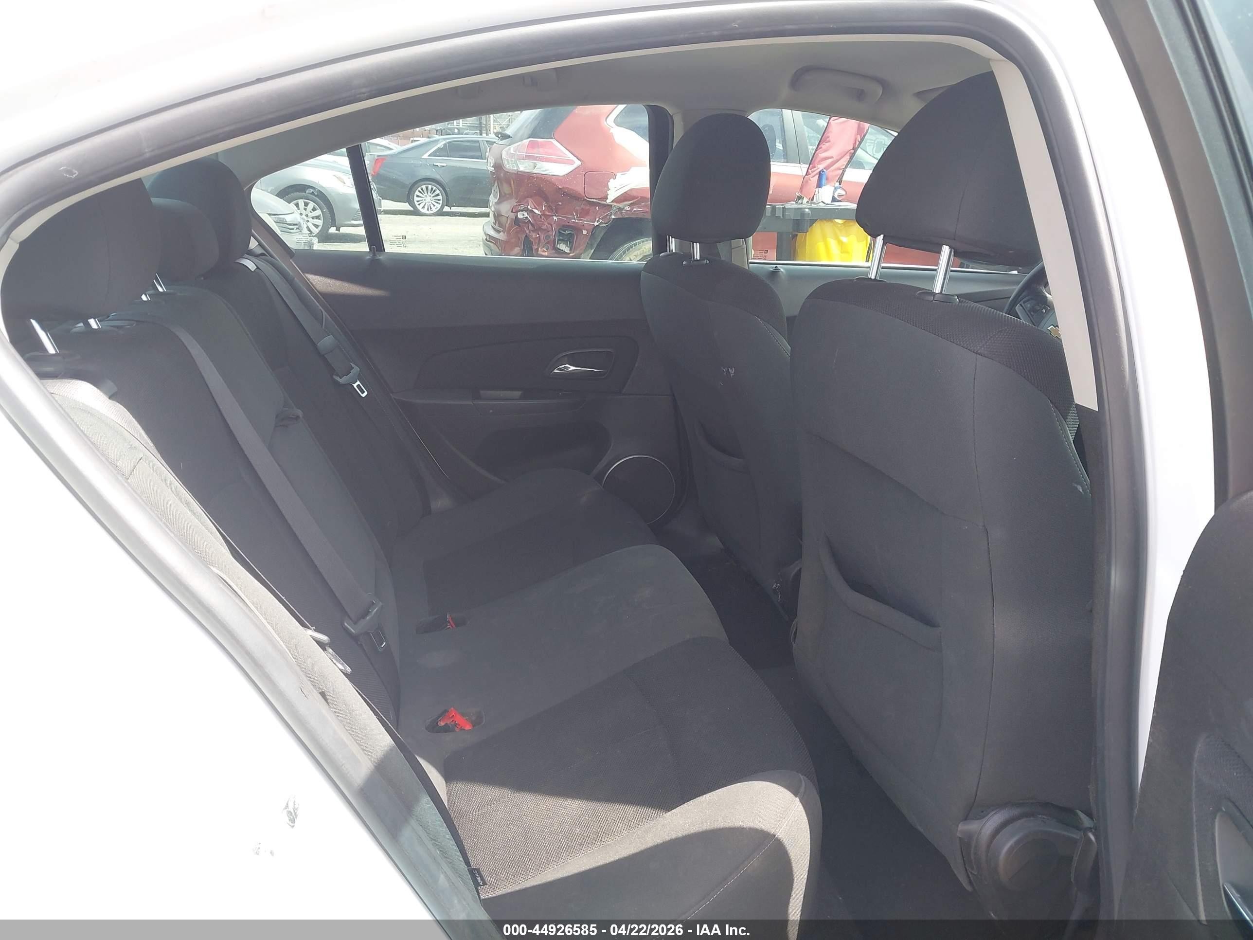 2011 Chevrolet Cruze 1lt White vin: 1G1PF5S96B7228304