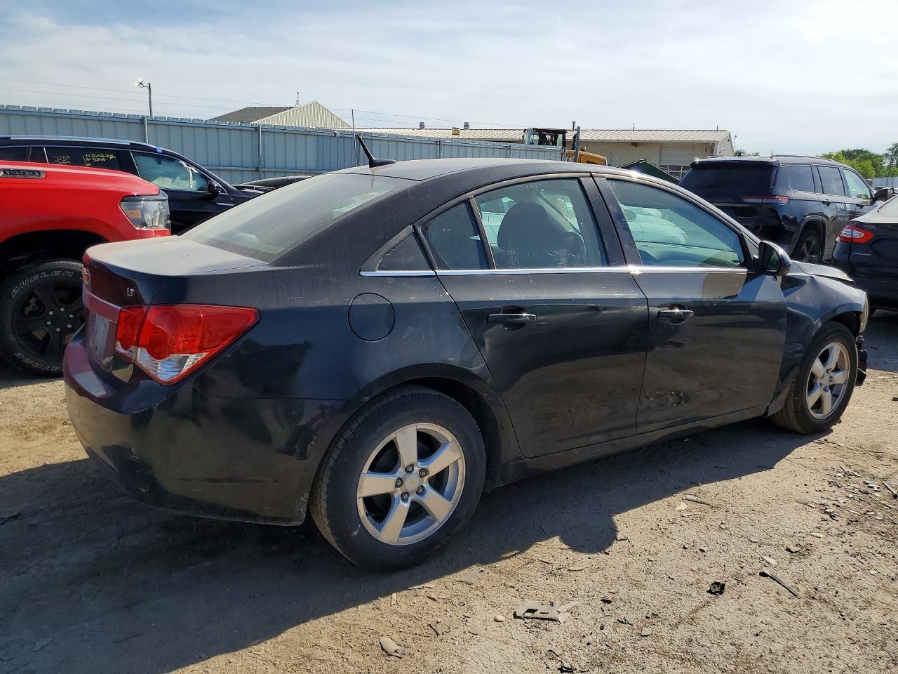 2011 Chevrolet Cruze Lt Black vin: 1G1PF5S96B7235611
