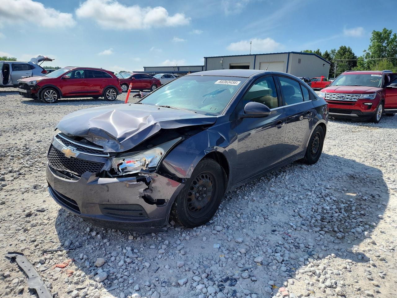 2011 Chevrolet Cruze Lt Charcoal vin: 1G1PF5S96B7237780