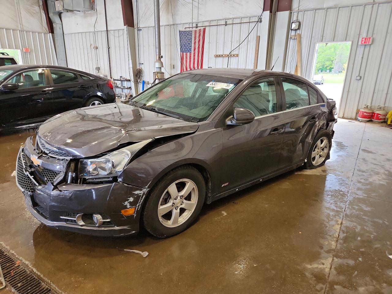 2011 Chevrolet Cruze Lt Gray vin: 1G1PF5S96B7243157