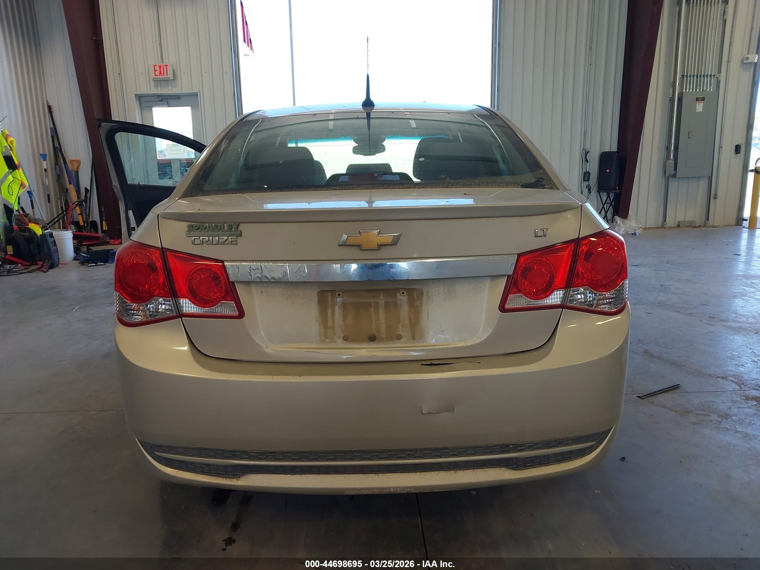 2011 Chevrolet Cruze 1lt Champagne vin: 1G1PF5S96B7308749