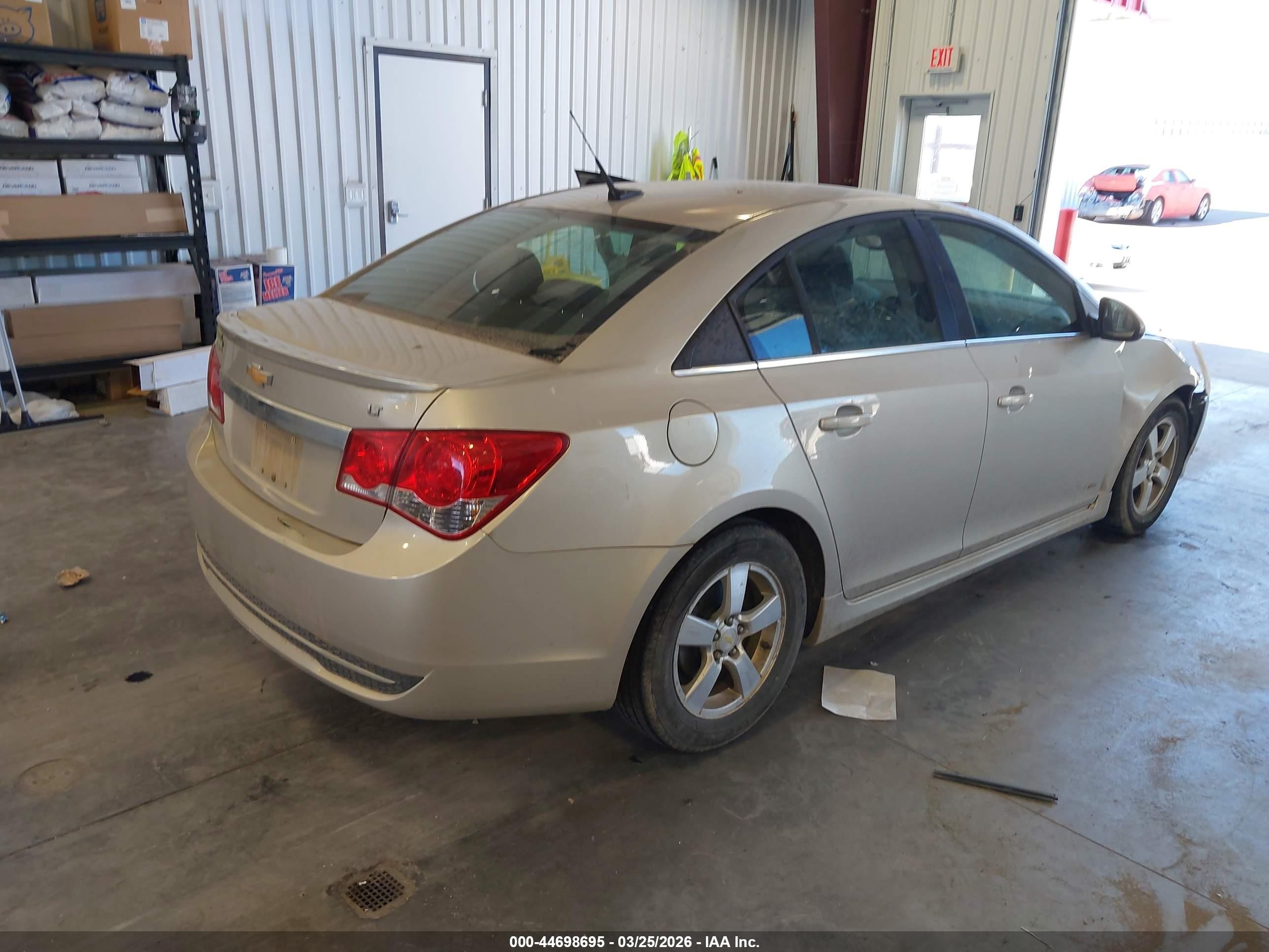 2011 Chevrolet Cruze 1lt Champagne vin: 1G1PF5S96B7308749