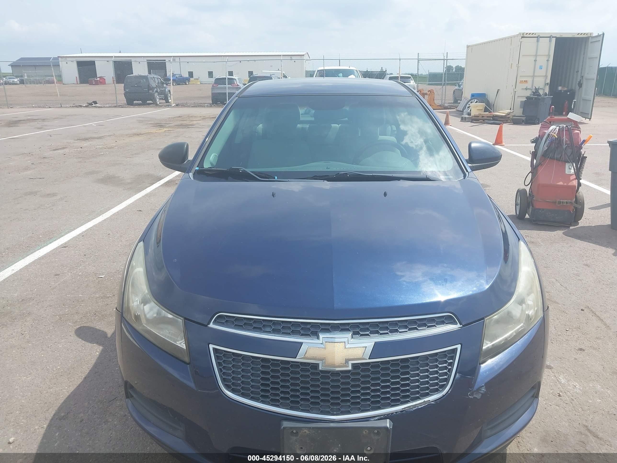 2011 Chevrolet Cruze 1lt Blue vin: 1G1PF5S97B7105160