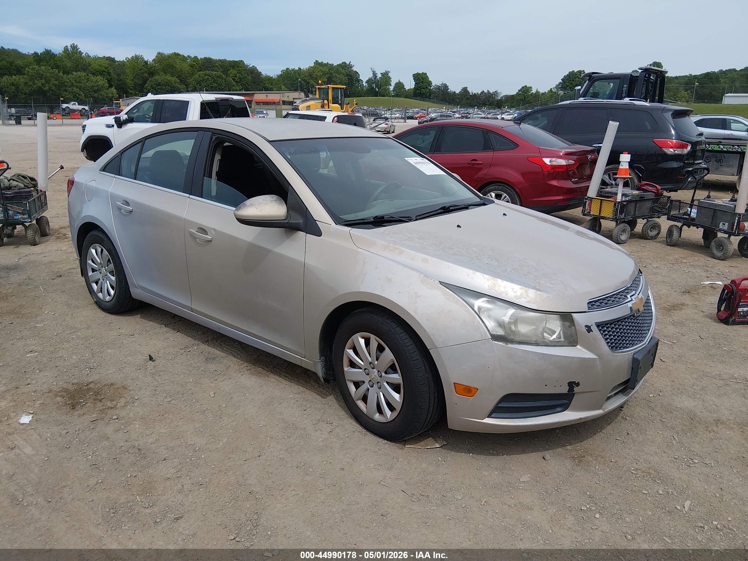 2011 Chevrolet Cruze 1lt Silver vin: 1G1PF5S97B7195944