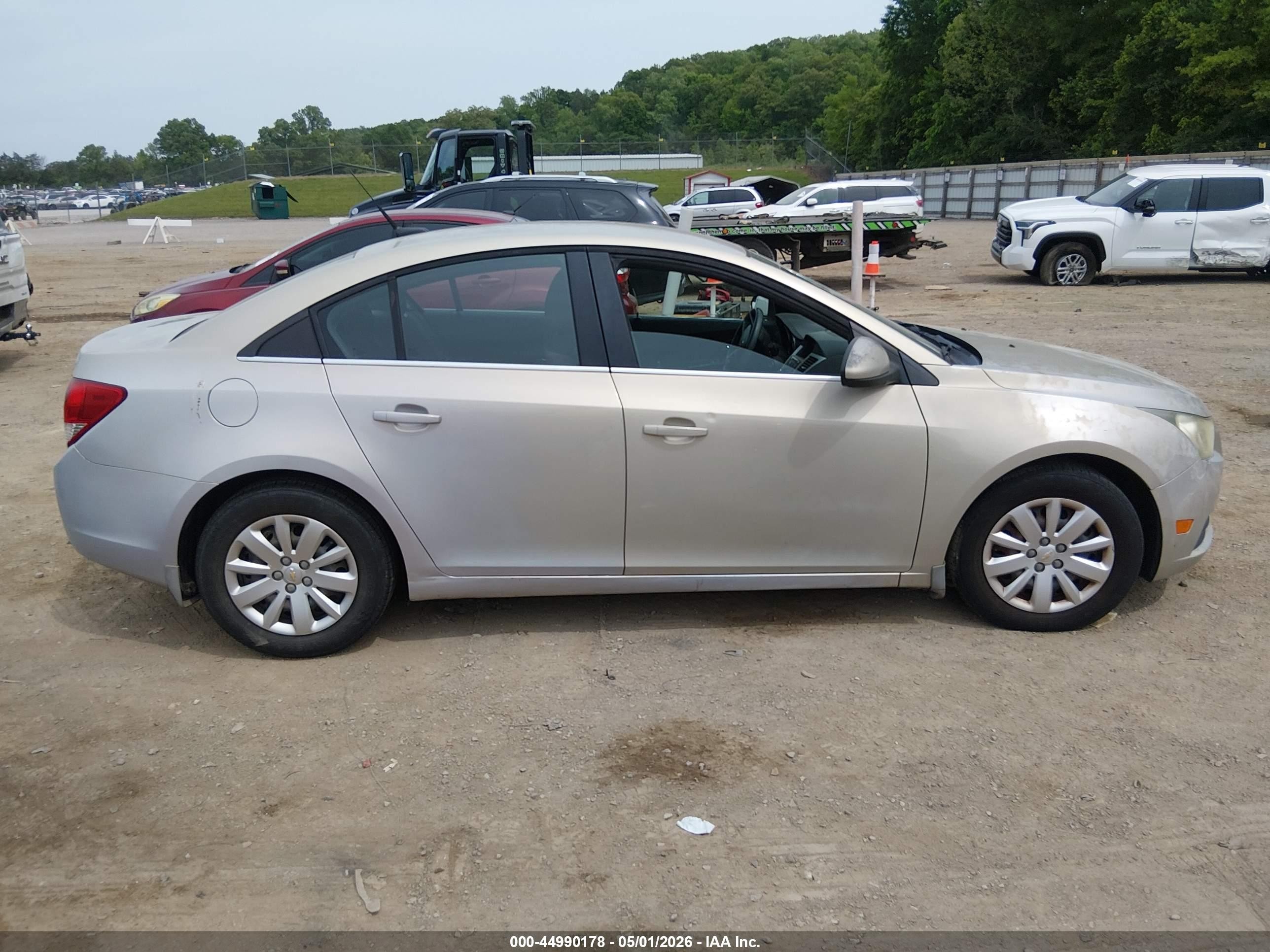 2011 Chevrolet Cruze 1lt Silver vin: 1G1PF5S97B7195944