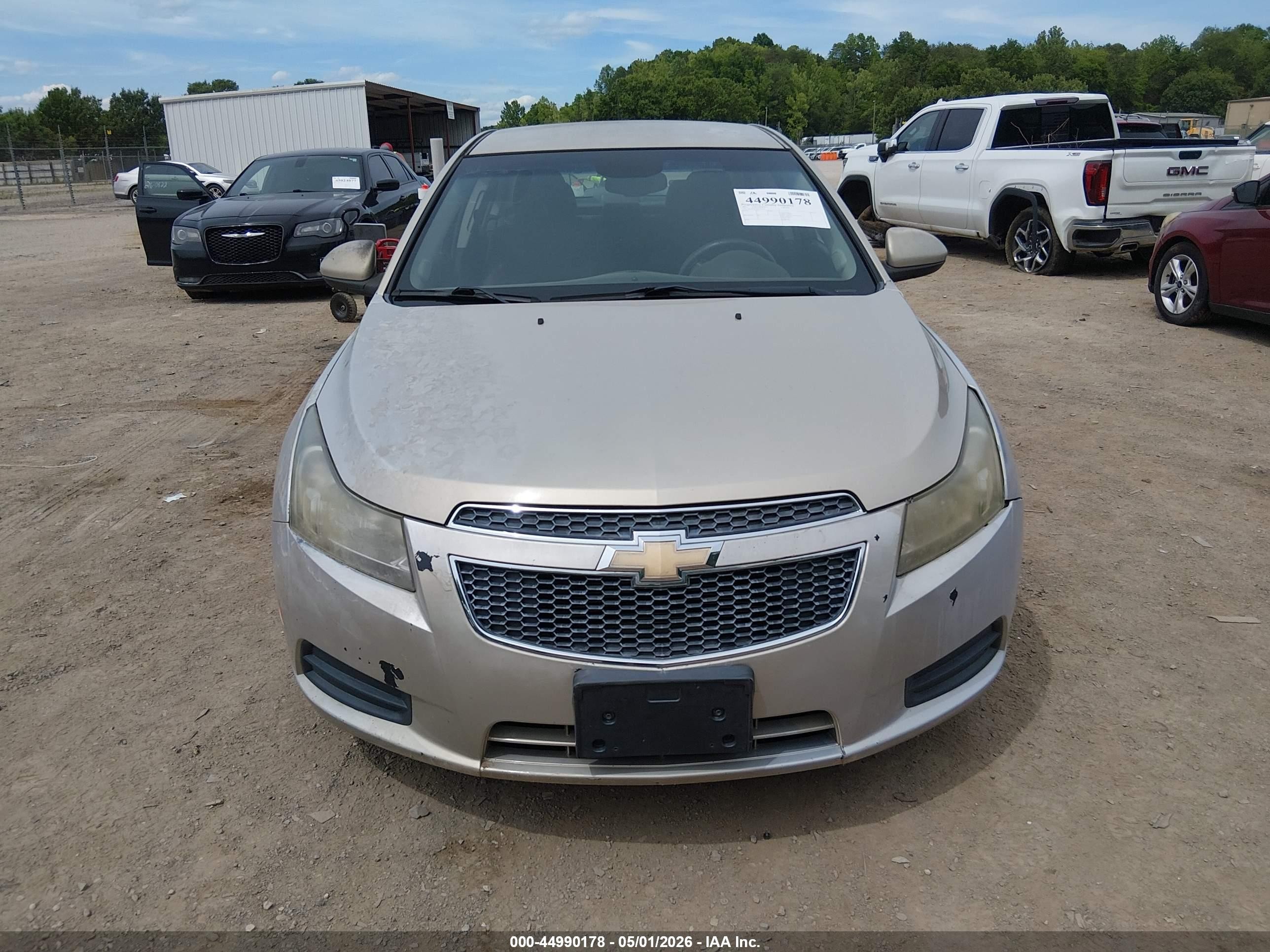 2011 Chevrolet Cruze 1lt Silver vin: 1G1PF5S97B7195944