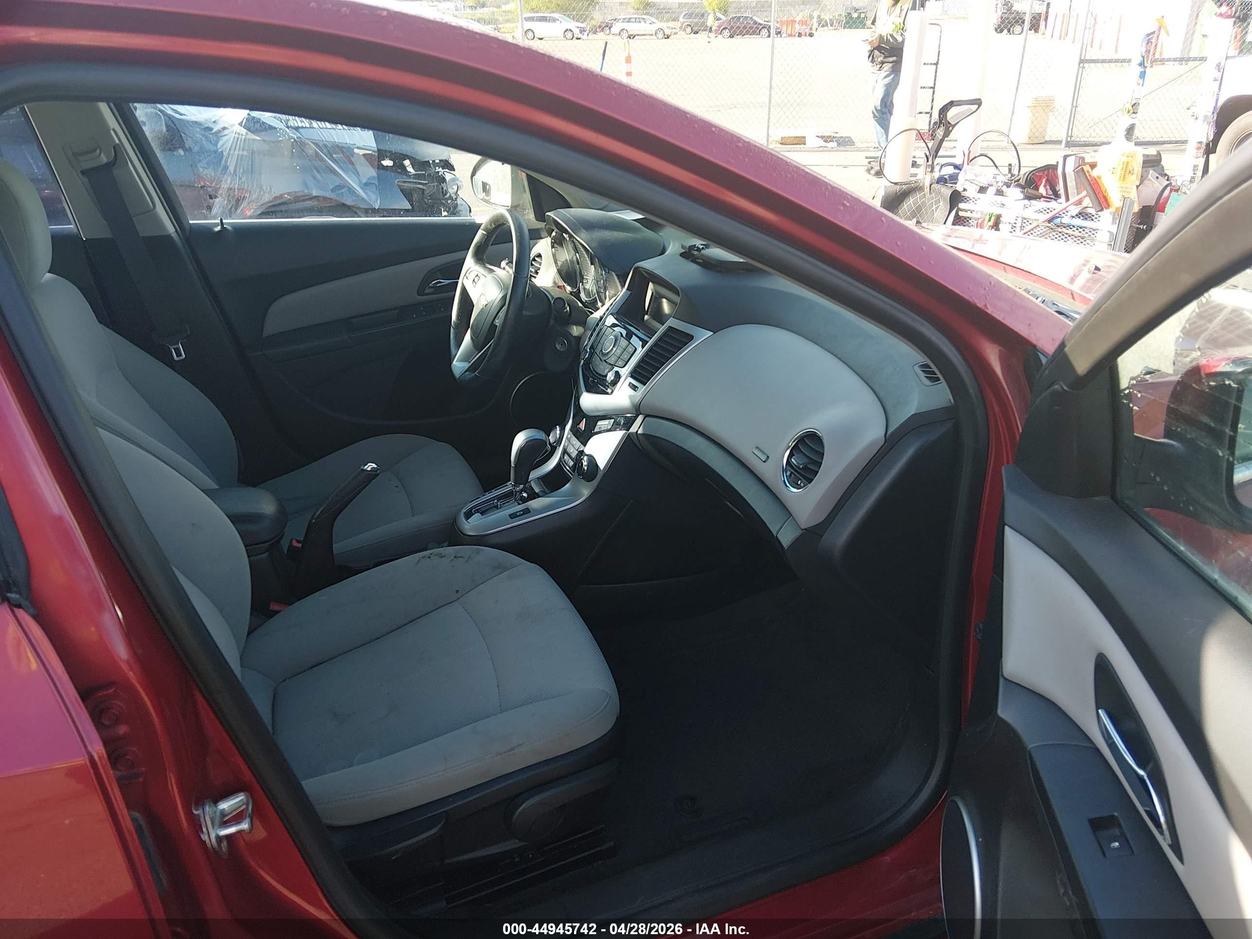 2011 Chevrolet Cruze 1lt Burgundy vin: 1G1PF5S97B7202973