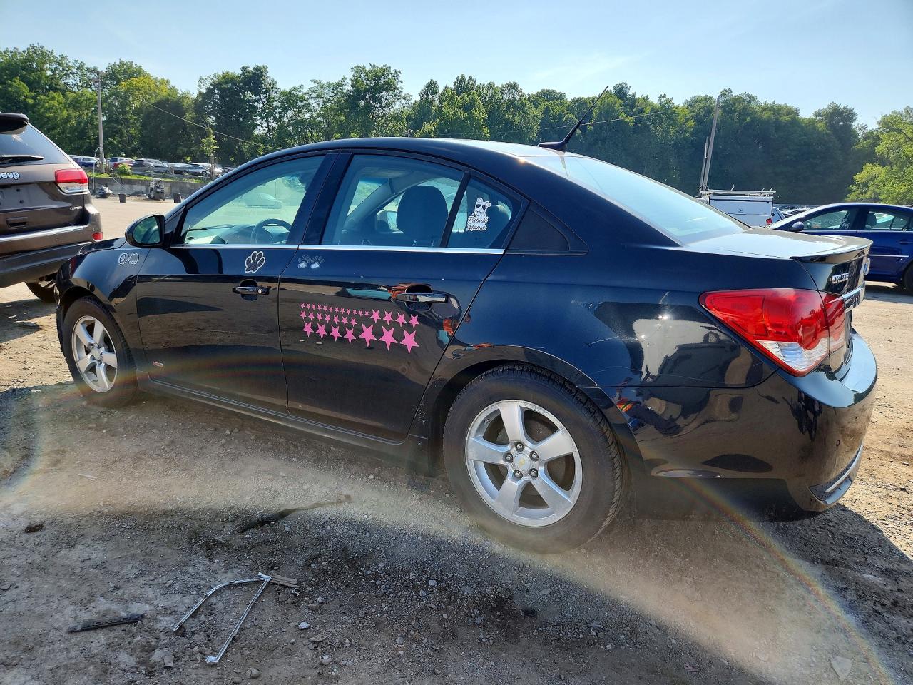 2011 Chevrolet Cruze Lt Black vin: 1G1PF5S97B7206280