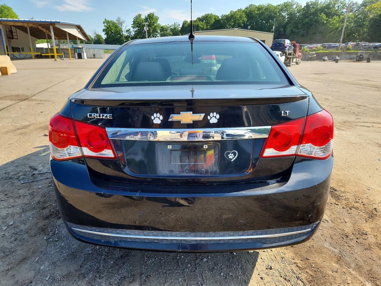 2011 Chevrolet Cruze Lt Black vin: 1G1PF5S97B7206280