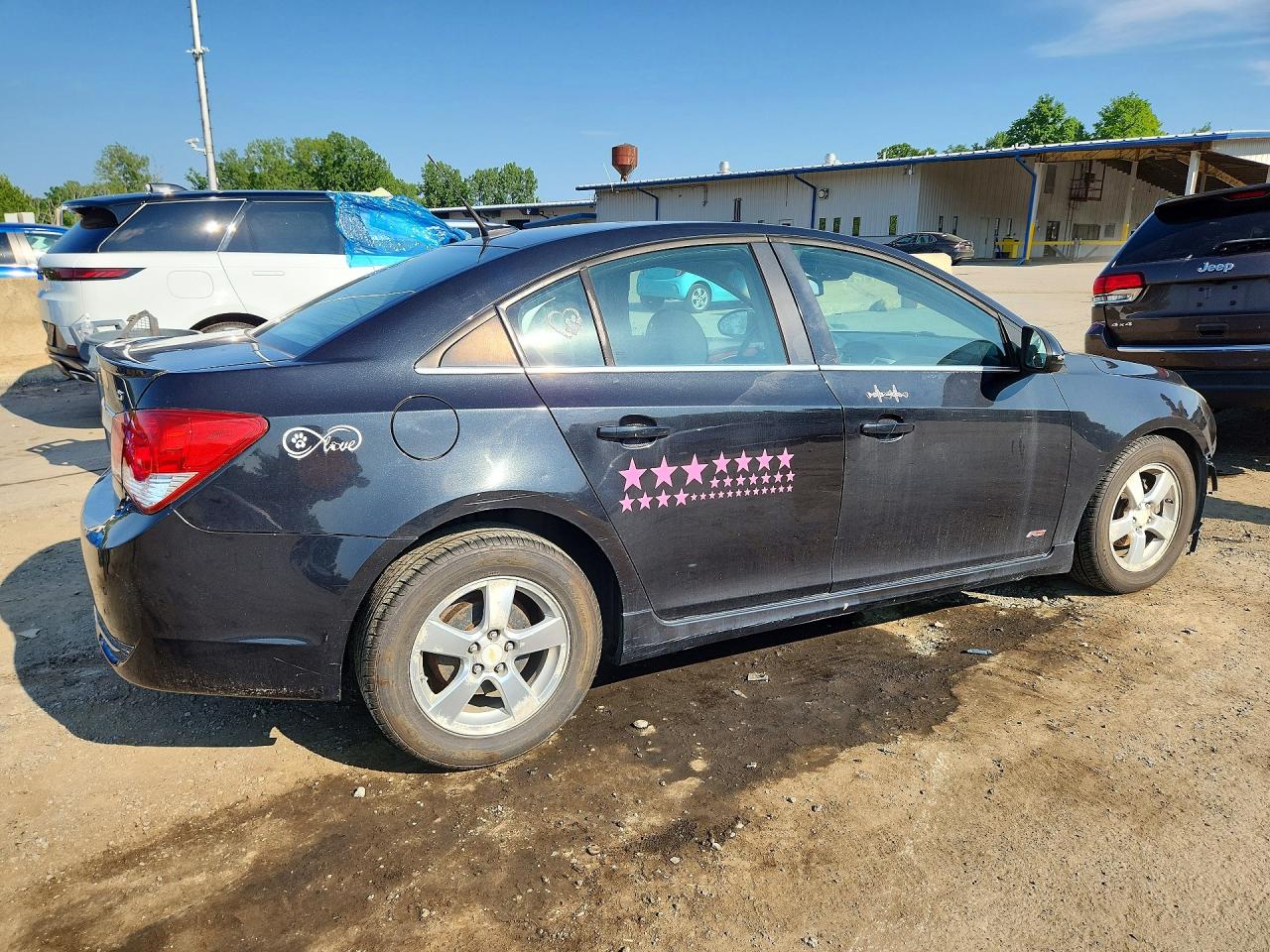 2011 Chevrolet Cruze Lt Black vin: 1G1PF5S97B7206280