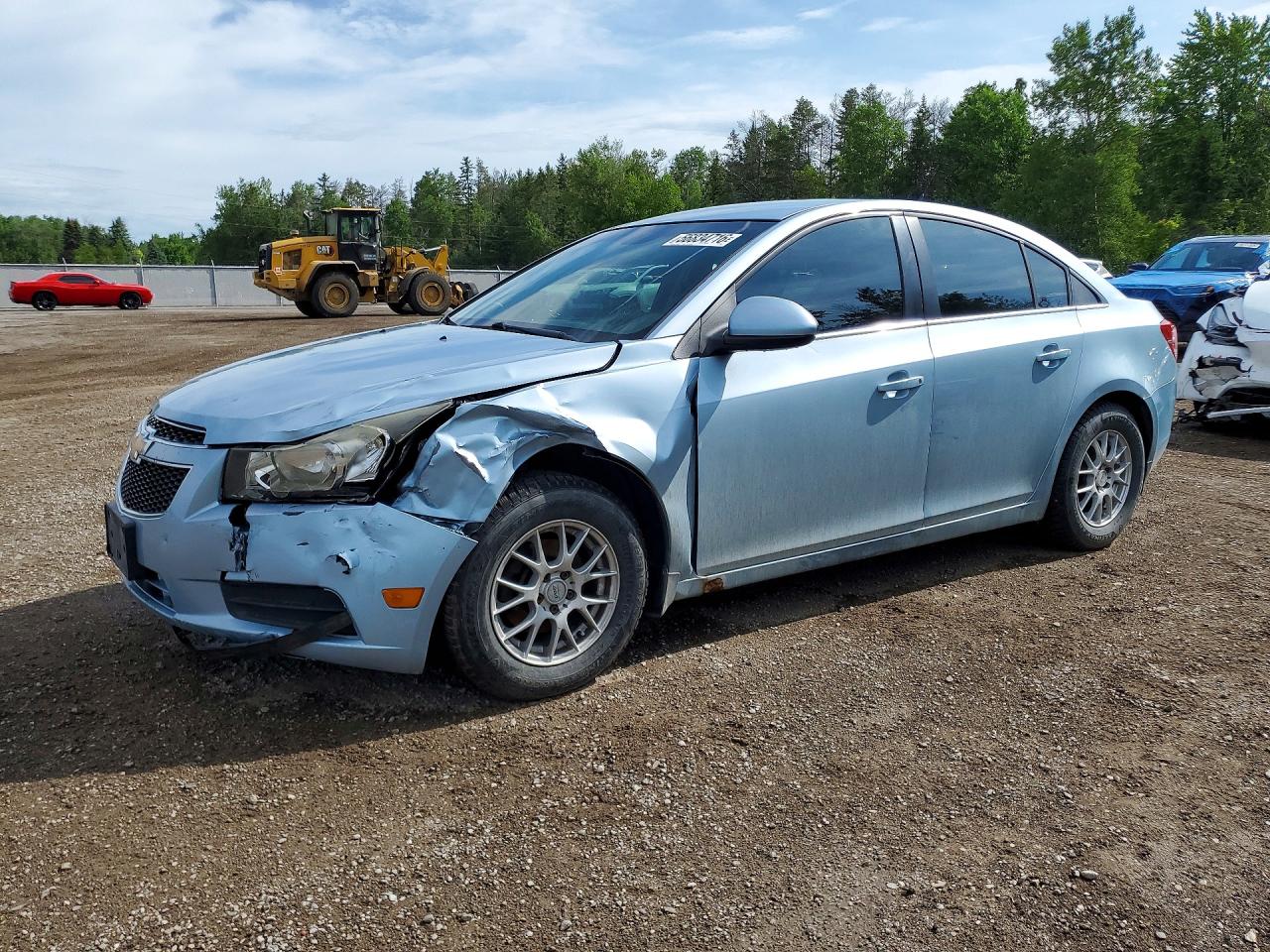 2011 Chevrolet Cruze Lt Blue vin: 1G1PF5S97B7254104