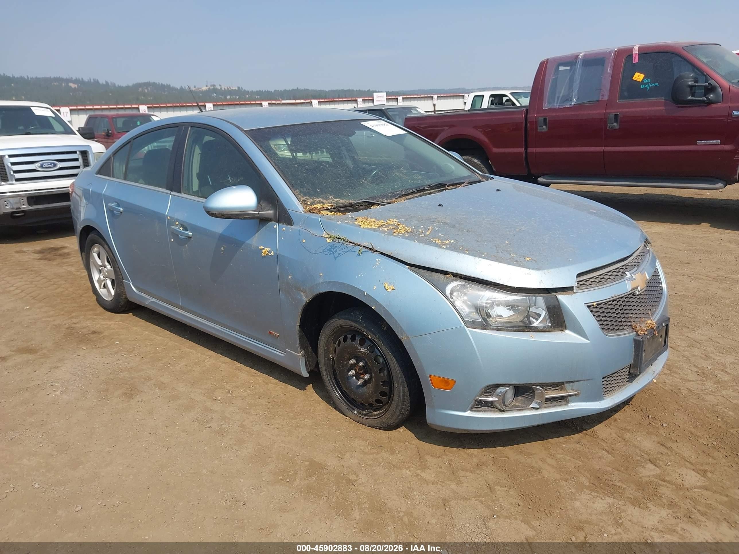 2011 Chevrolet Cruze 1lt Blue vin: 1G1PF5S97B7307383