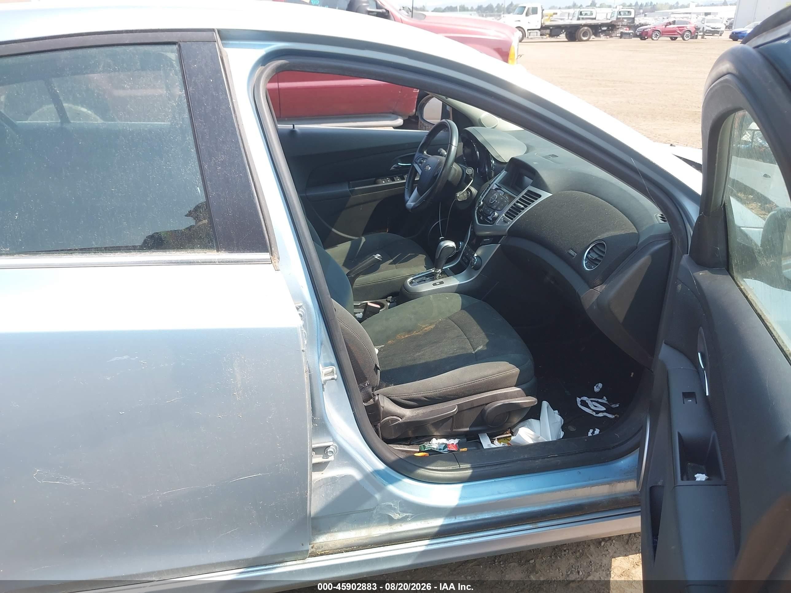 2011 Chevrolet Cruze 1lt Blue vin: 1G1PF5S97B7307383