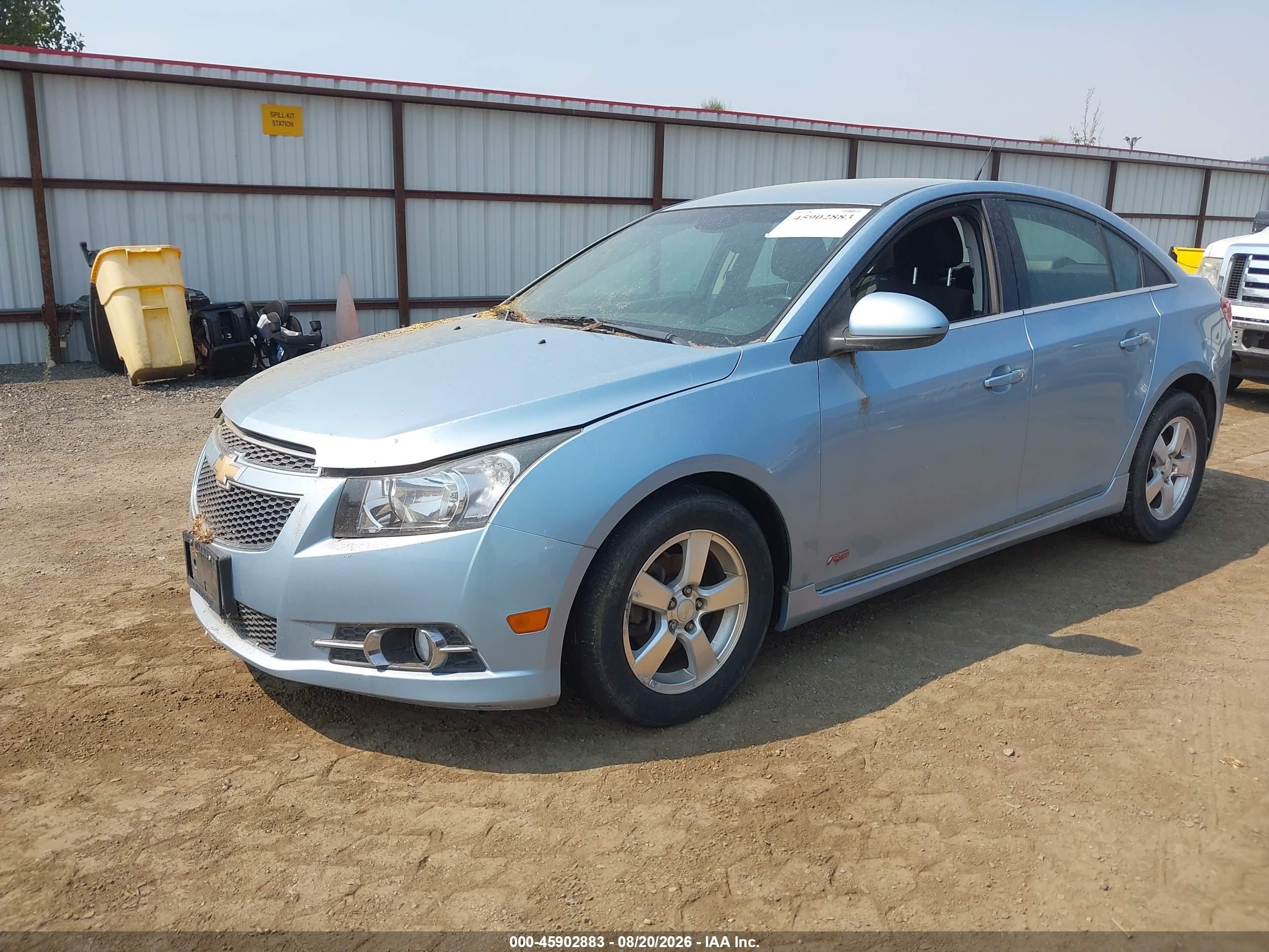 2011 Chevrolet Cruze 1lt Blue vin: 1G1PF5S97B7307383