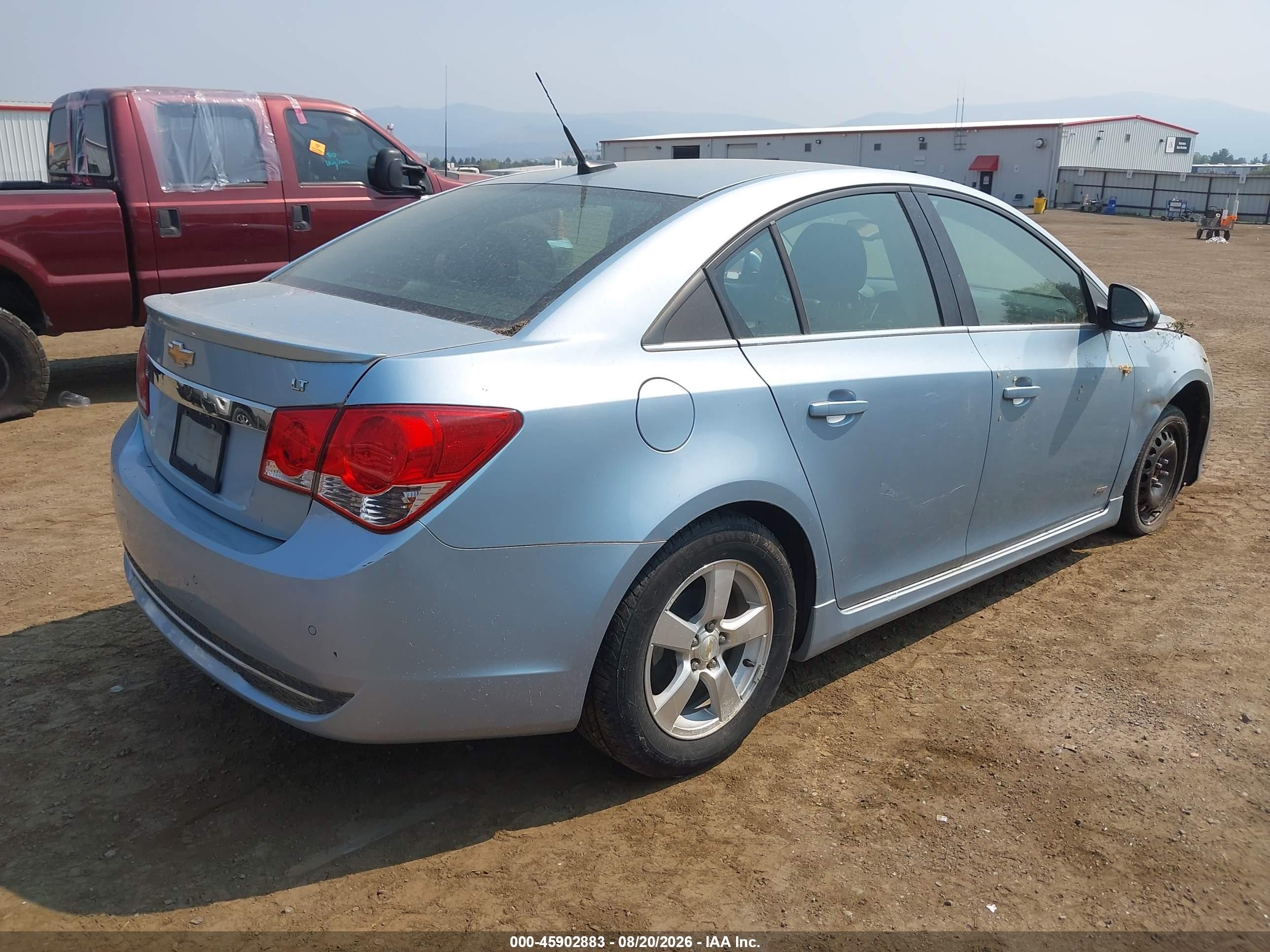 2011 Chevrolet Cruze 1lt Blue vin: 1G1PF5S97B7307383