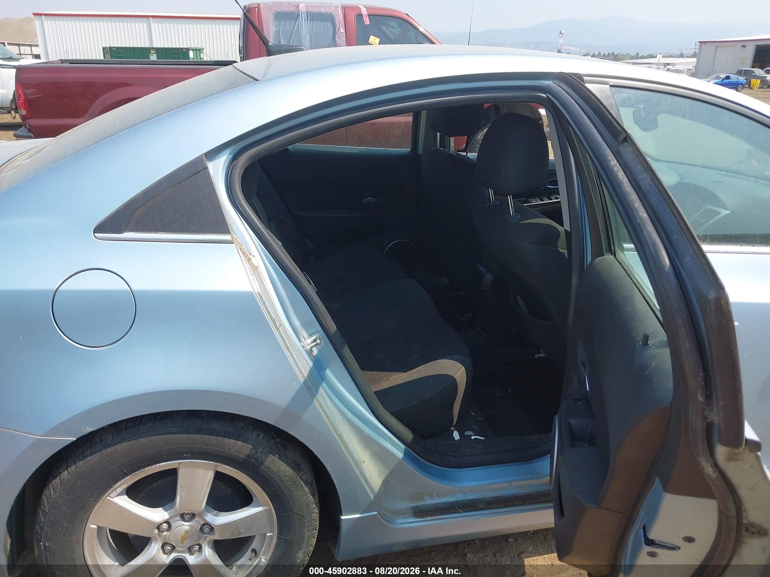 2011 Chevrolet Cruze 1lt Blue vin: 1G1PF5S97B7307383