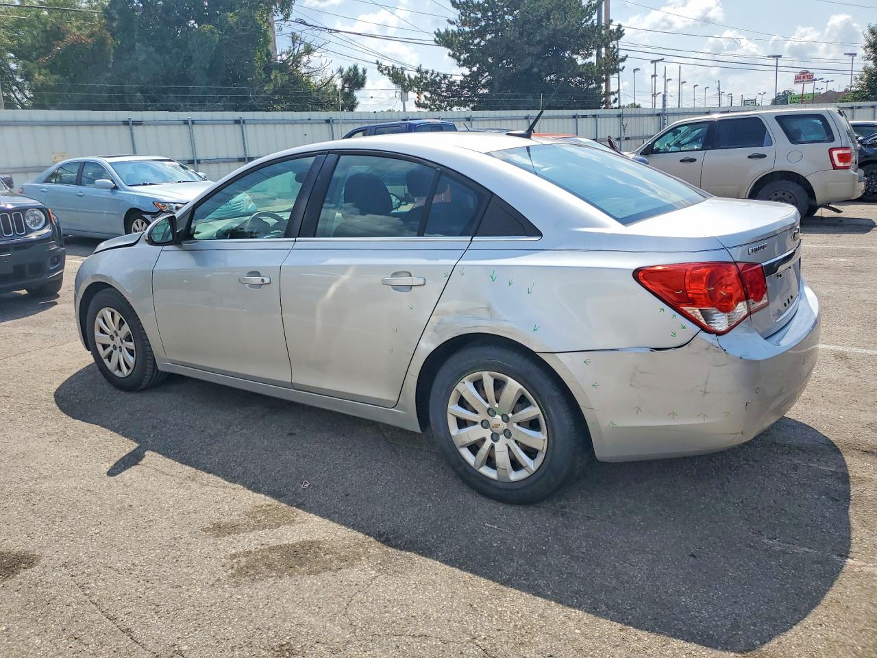 2011 Chevrolet Cruze Lt Silver vin: 1G1PF5S98B7101232