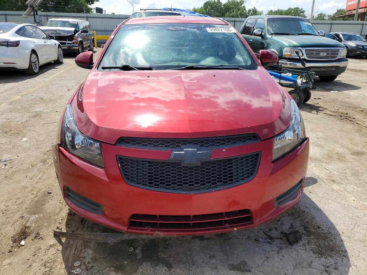 2011 Chevrolet Cruze Lt Burgundy vin: 1G1PF5S98B7103448