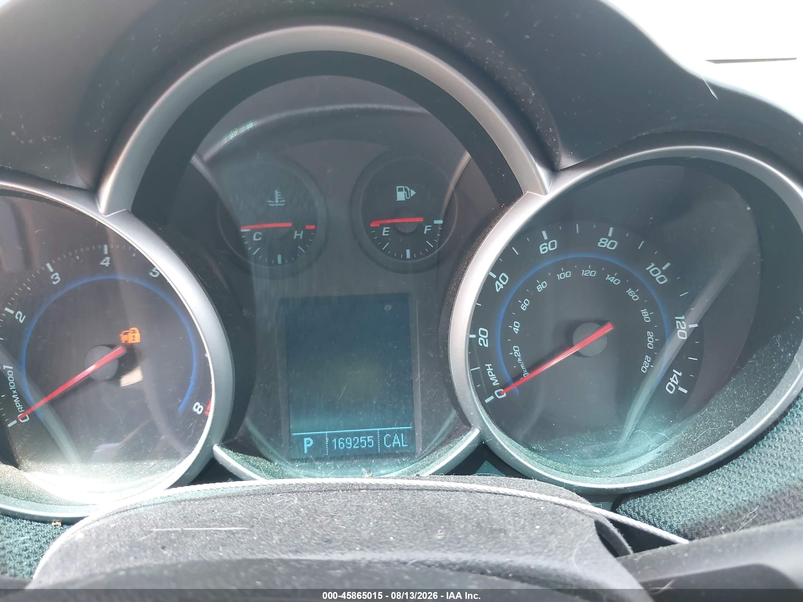 2011 Chevrolet Cruze 1lt Blue vin: 1G1PF5S98B7135168