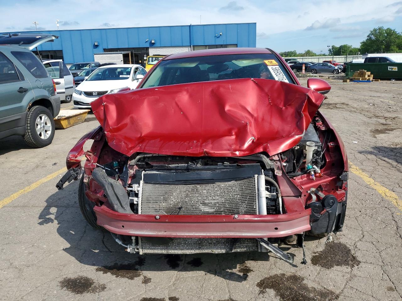 2011 Chevrolet Cruze Lt Red vin: 1G1PF5S98B7146302