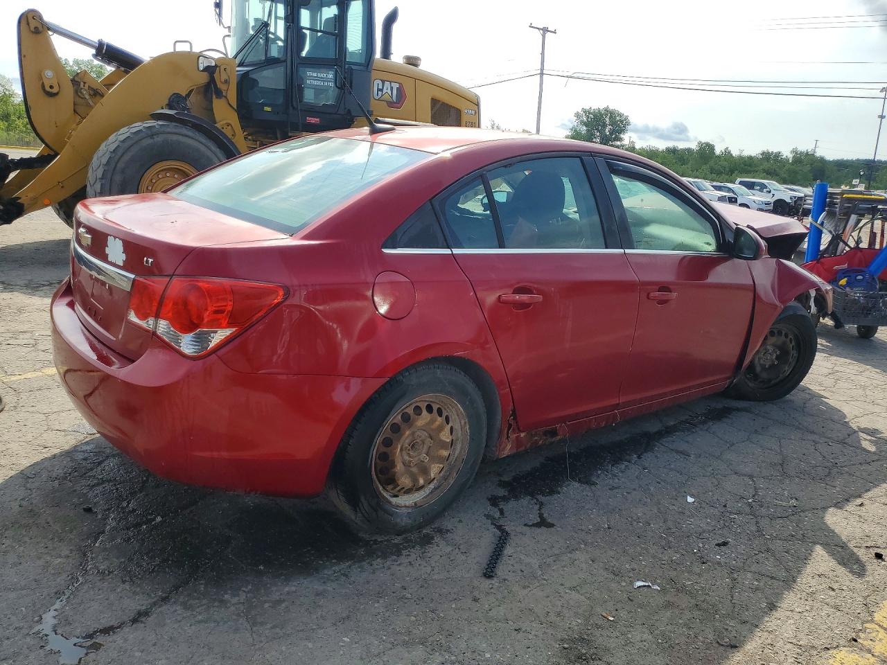 2011 Chevrolet Cruze Lt Red vin: 1G1PF5S98B7146302