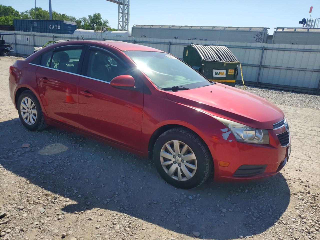 2011 Chevrolet Cruze Lt Red vin: 1G1PF5S98B7146333