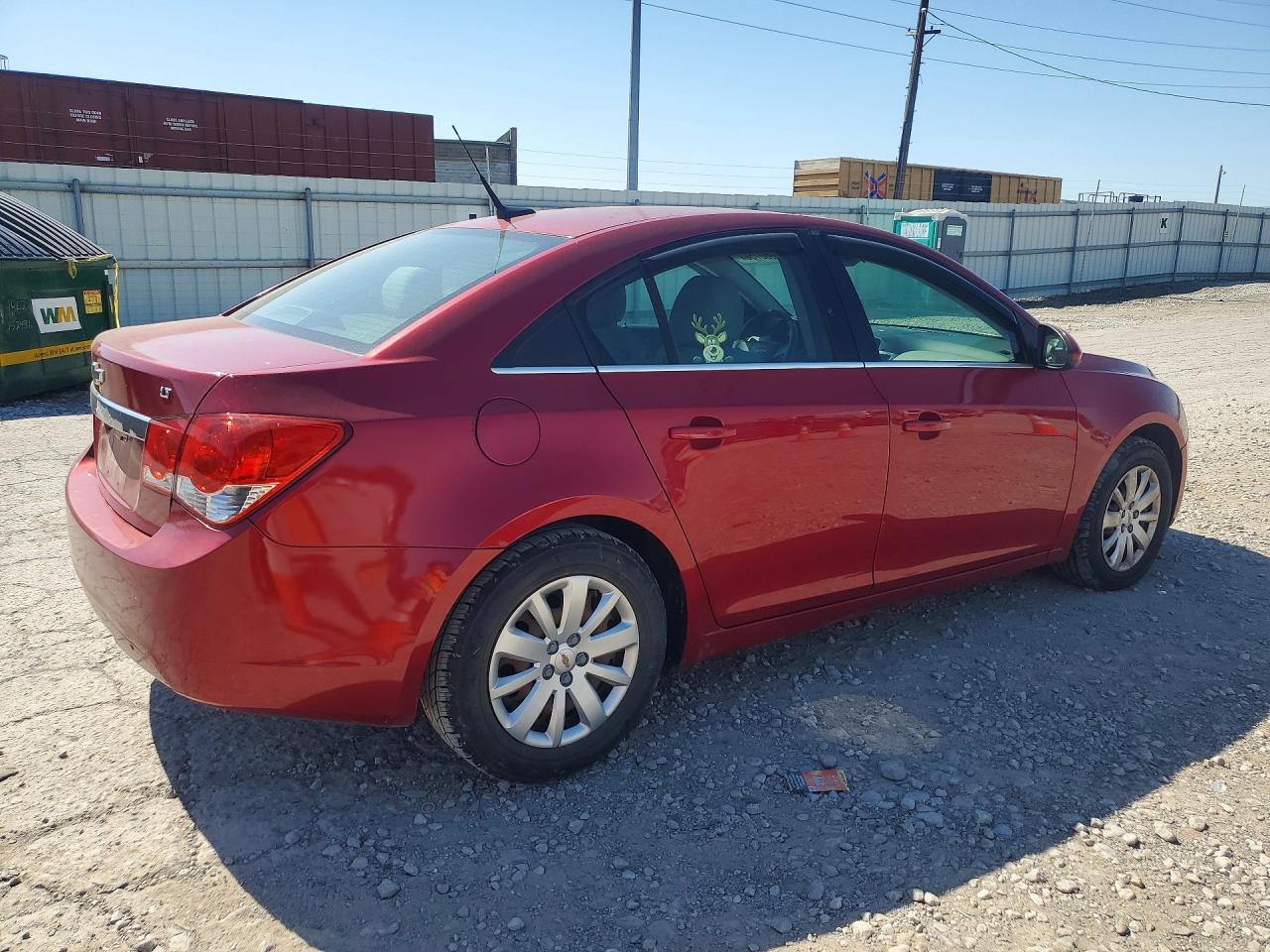 2011 Chevrolet Cruze Lt Red vin: 1G1PF5S98B7146333